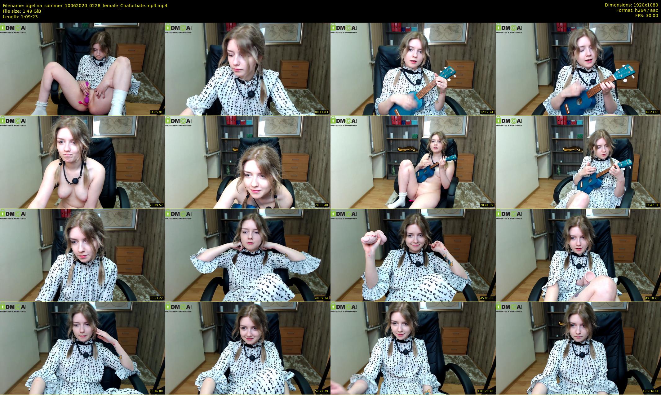 agelina_summer — 70 minute Chaturbate female cam show recording, 1080p, Jun 10, 2020