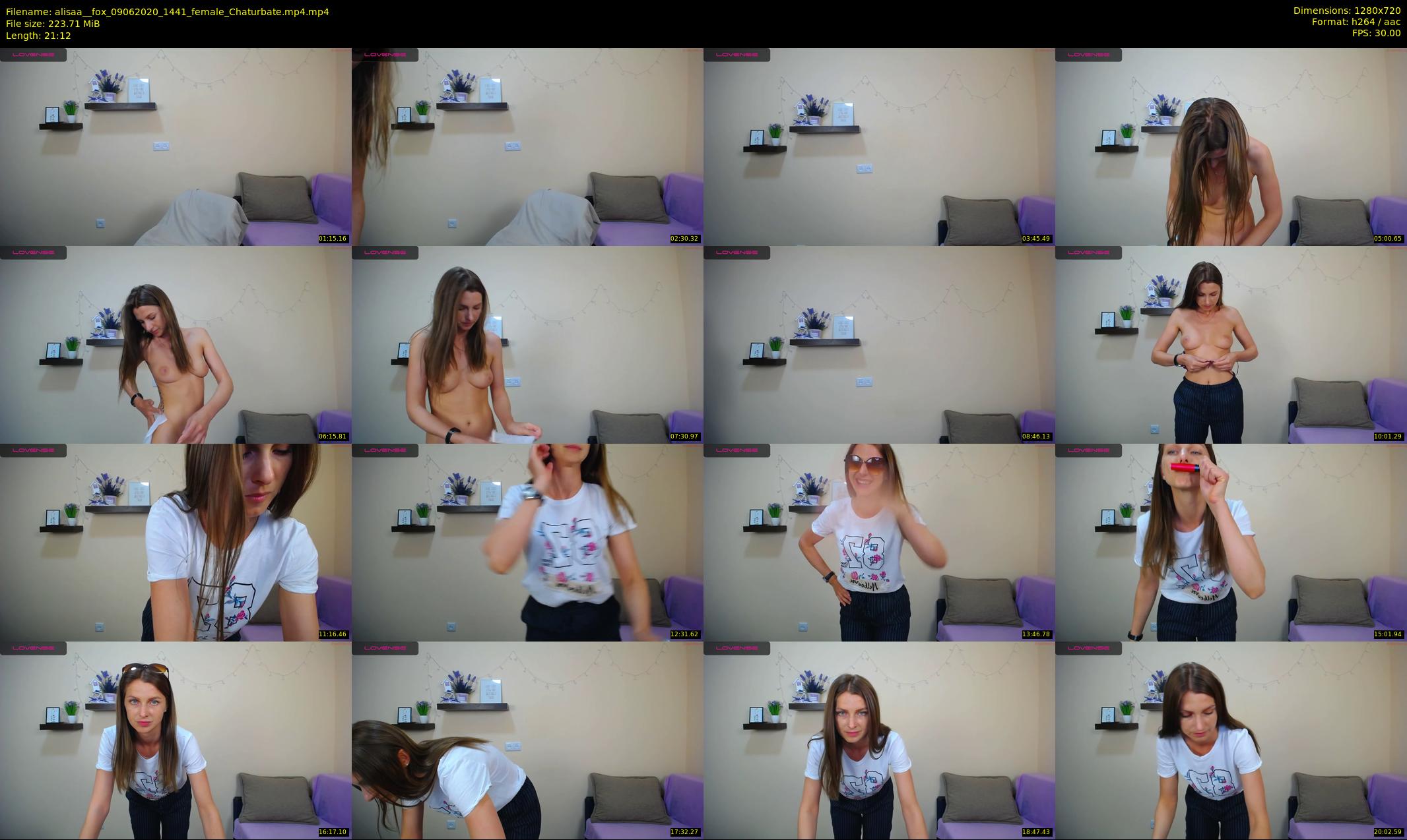 alisaa__fox — 22 minute Chaturbate female cam show recording, 720p, Jun 9, 2020