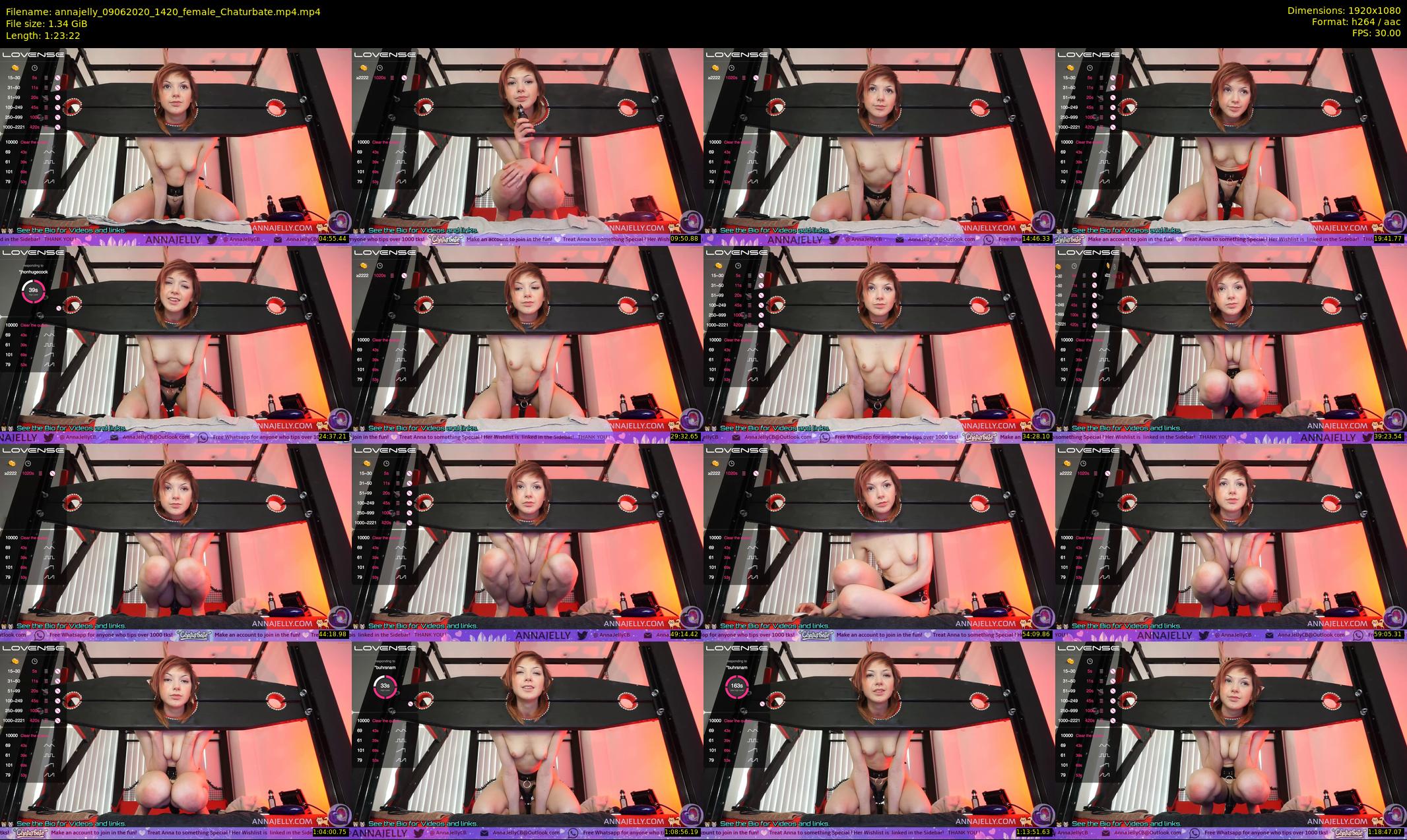 annajelly — 84 minute Chaturbate couple cam show recording, 1080p, Jun 9, 2020