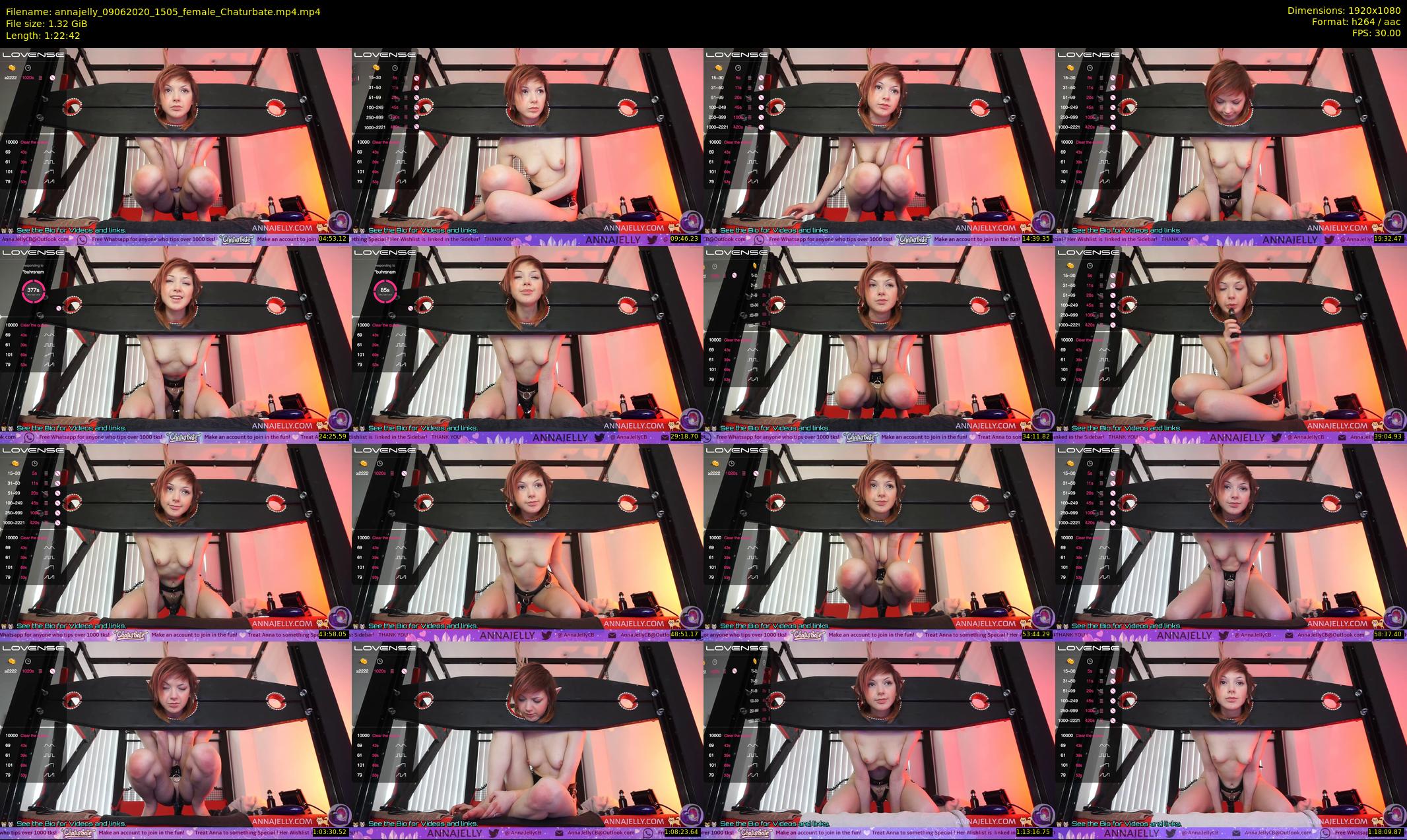 annajelly — 83 minute Chaturbate couple cam show recording, 1080p, Jun 9, 2020