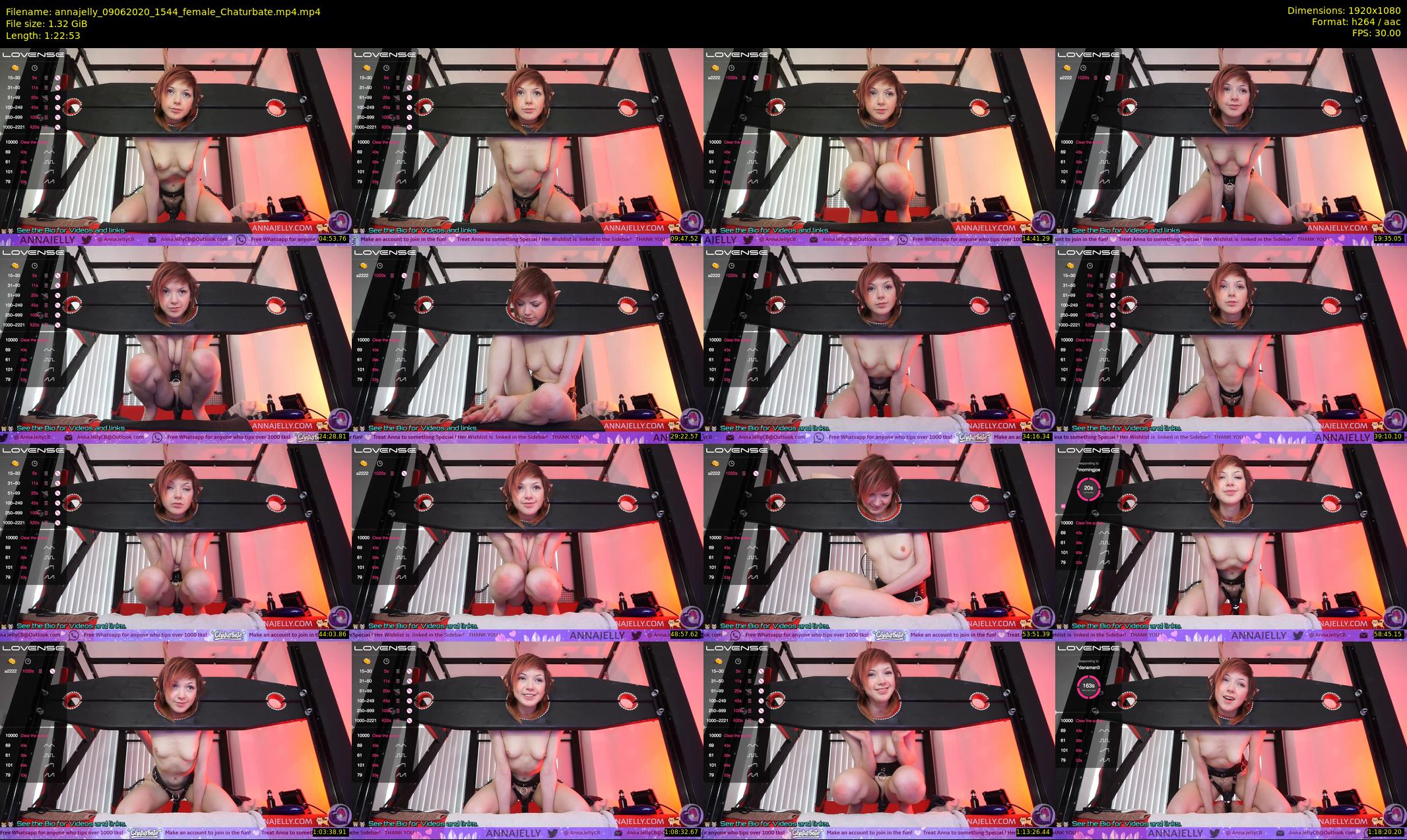 annajelly — 83 minute Chaturbate couple cam show recording, 1080p, Jun 9, 2020