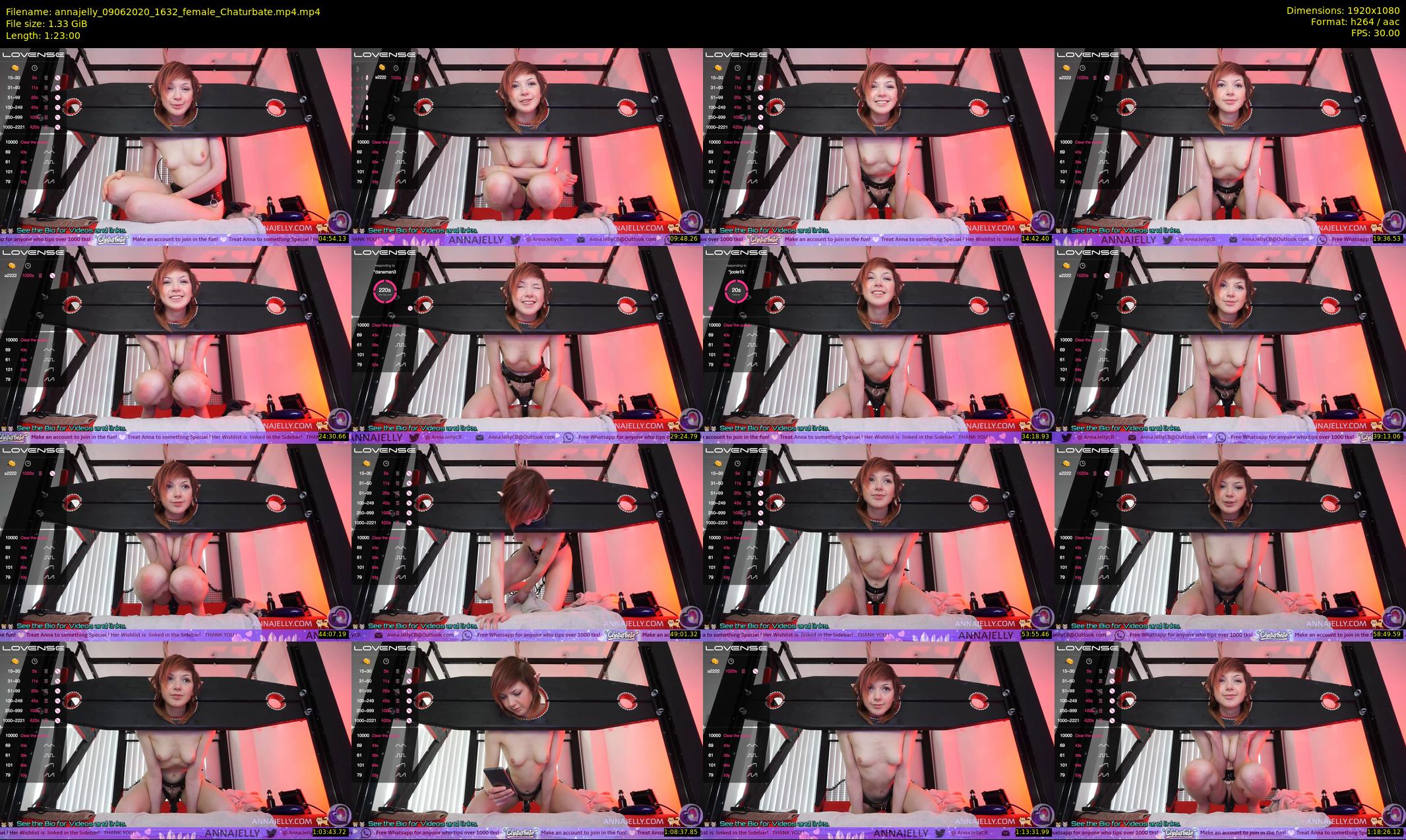 annajelly — 83 minute Chaturbate couple cam show recording, 1080p, Jun 9, 2020