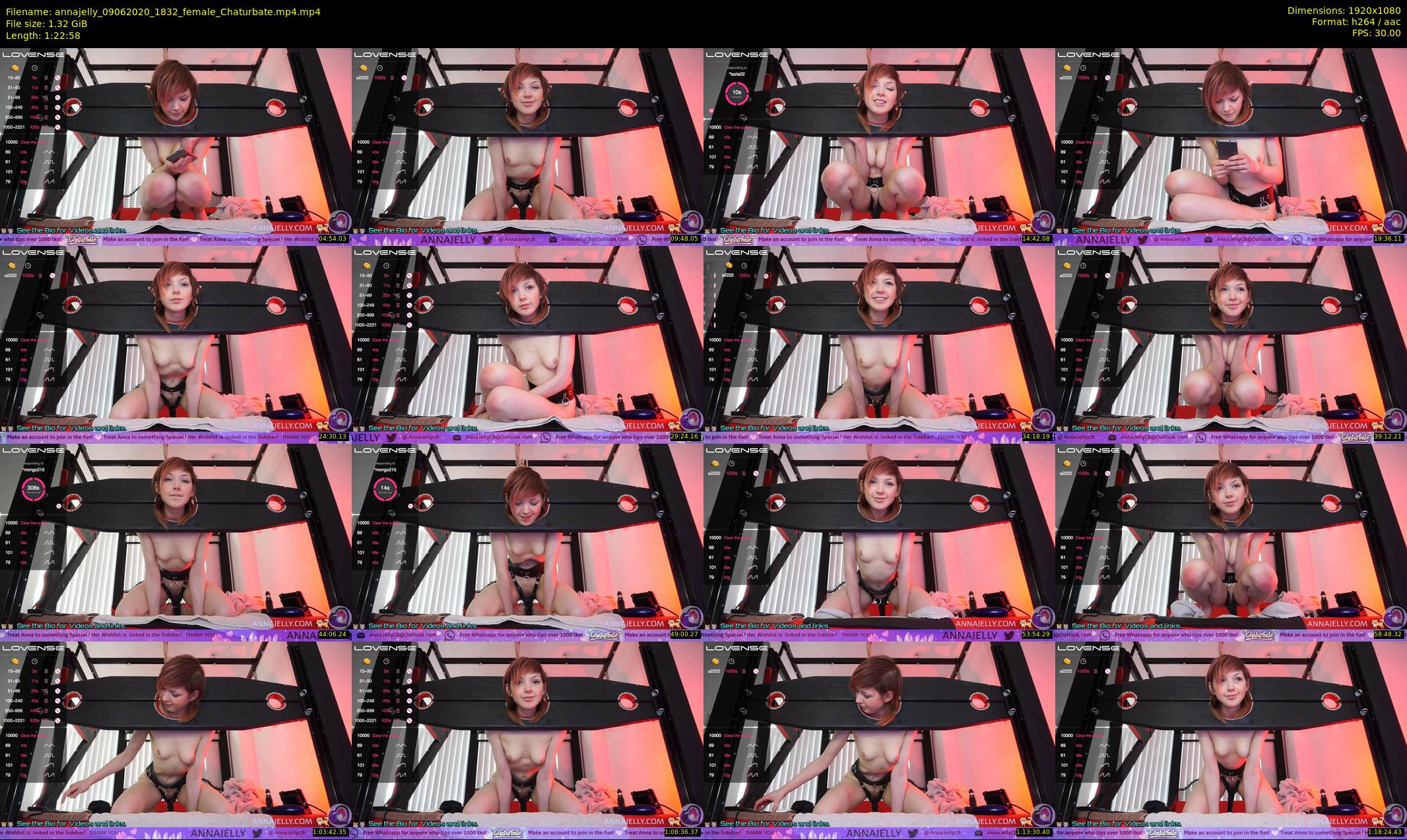 annajelly — 83 minute Chaturbate couple cam show recording, 1080p, Jun 9, 2020