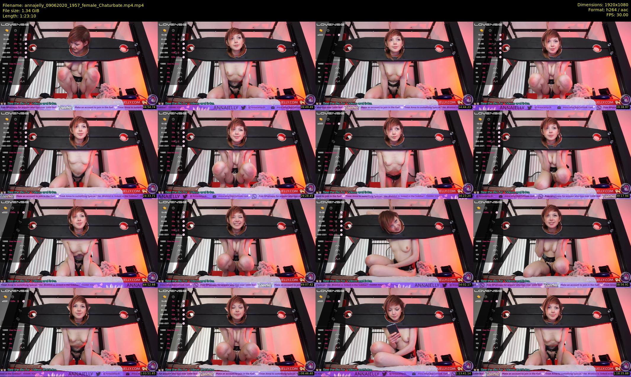 annajelly — 84 minute Chaturbate couple cam show recording, 1080p, Jun 9, 2020