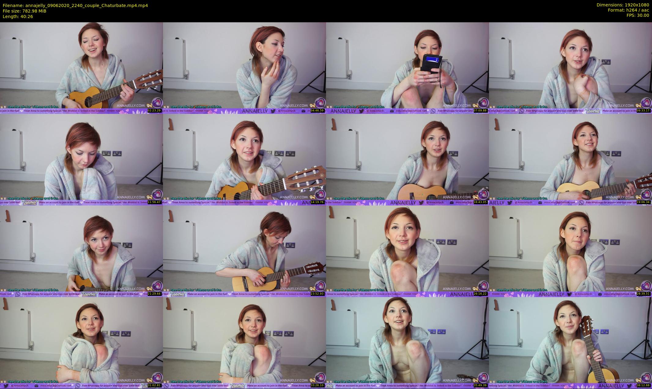 annajelly — 41 minute Chaturbate couple cam show recording, 1080p, Jun 9, 2020
