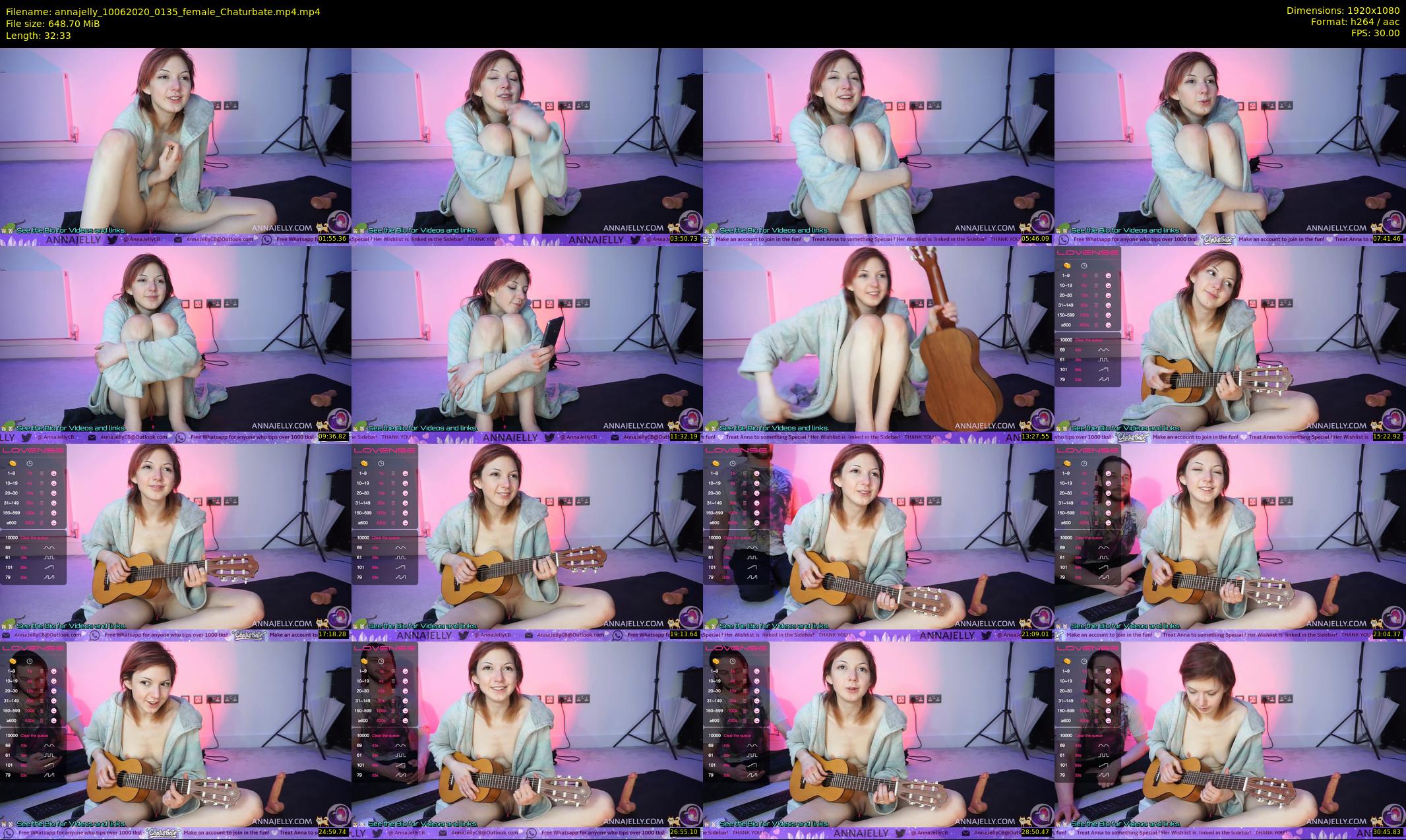 annajelly — 33 minute Chaturbate couple cam show recording, 1080p, Jun 10, 2020
