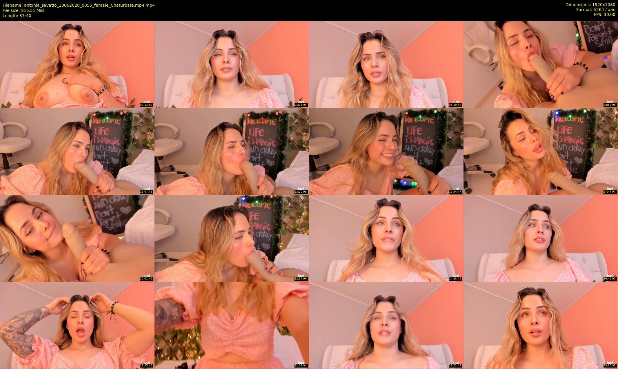 antonia_savatto — 38 minute Chaturbate female cam show recording, 1080p, Jun 10, 2020