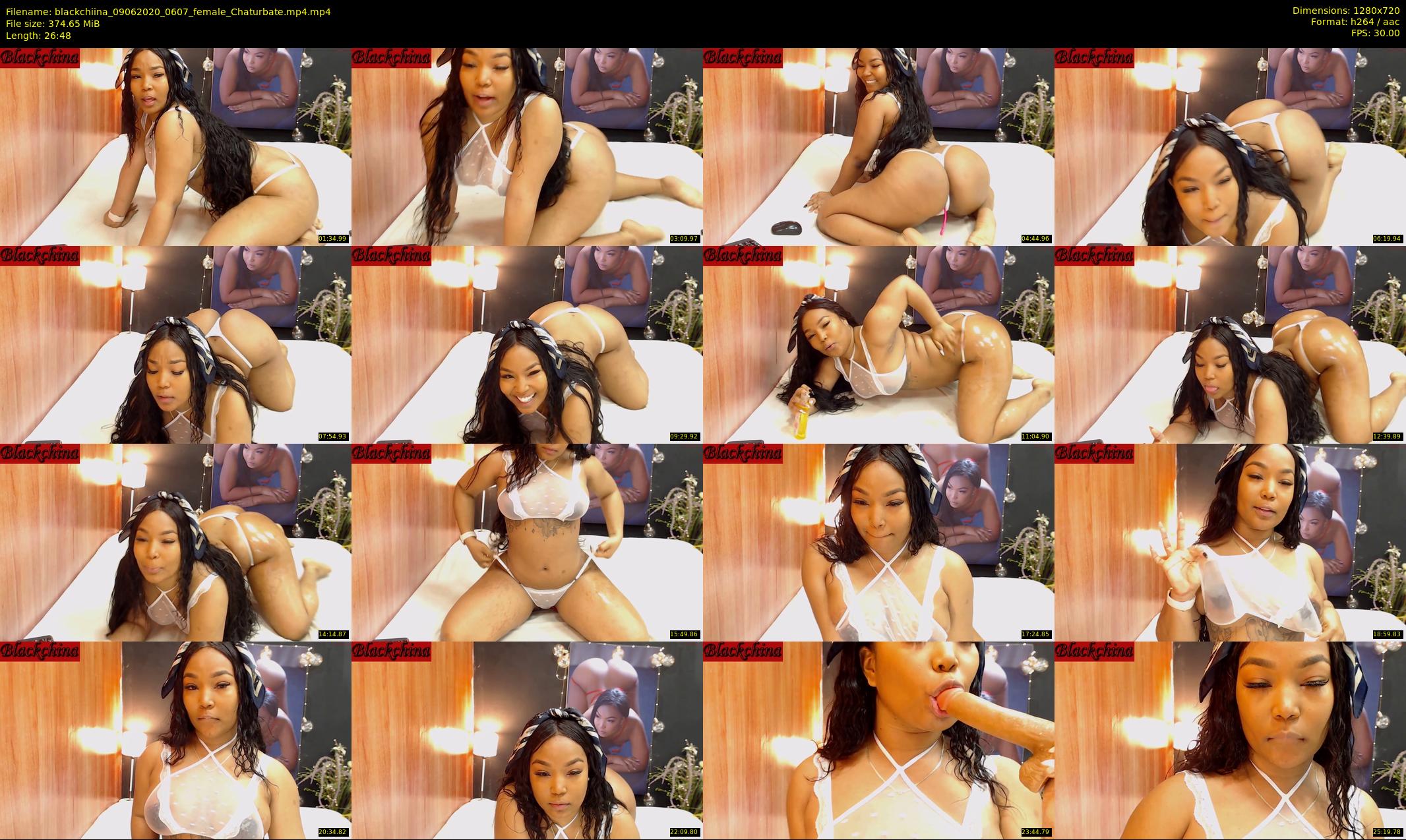 blackchiina — 27 minute Chaturbate female cam show recording, 720p, Jun 9, 2020
