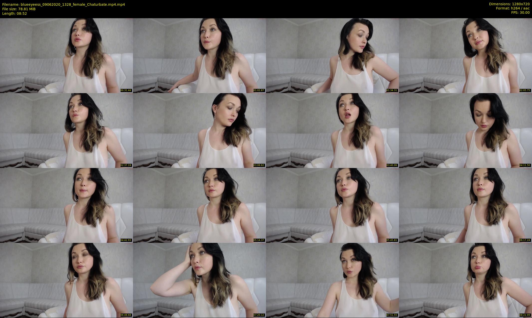blueeyeess — 9 minute Chaturbate female cam show recording, 720p, Jun 9, 2020