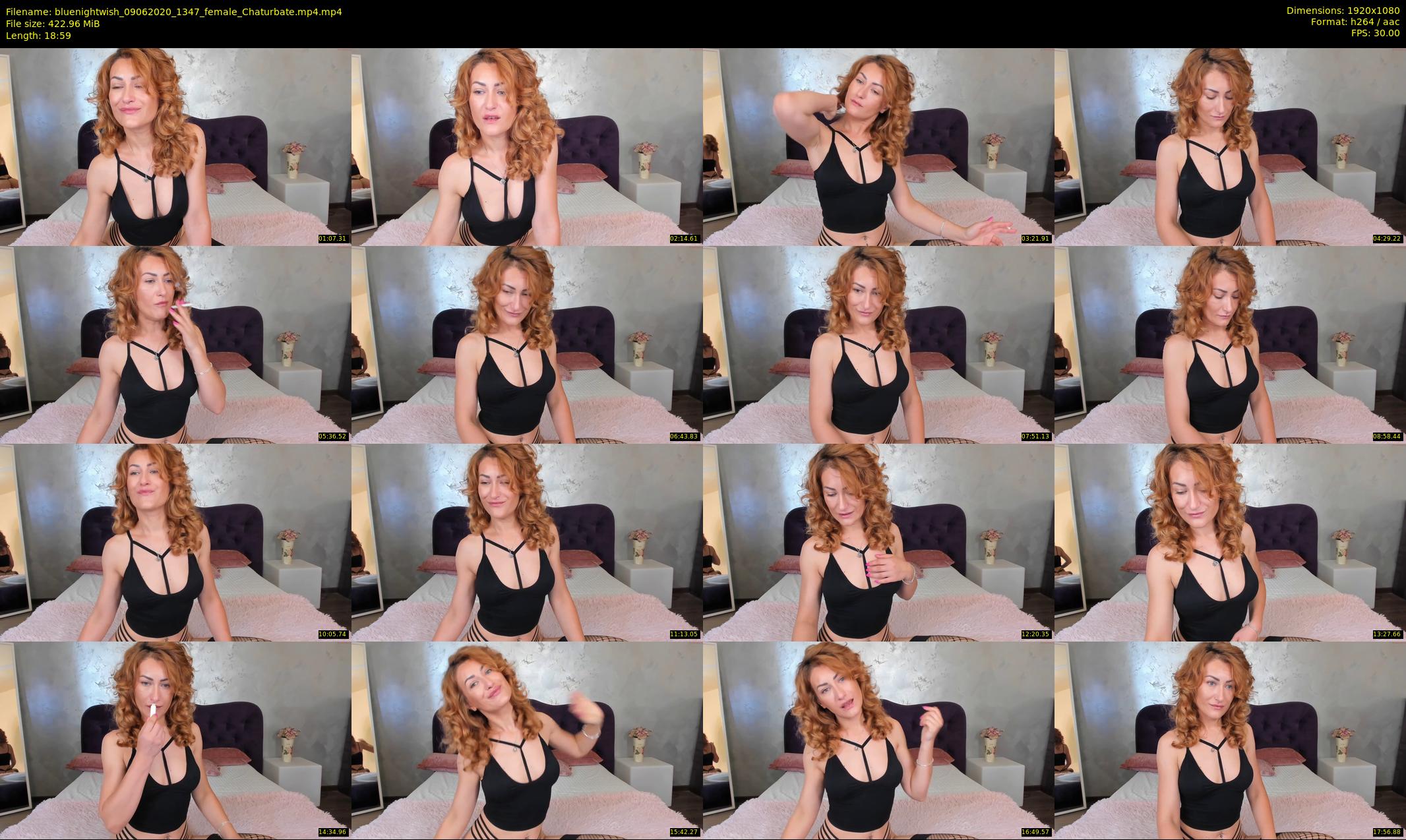 bluenightwish — 19 minute Chaturbate female cam show recording, 1080p, Jun 9, 2020