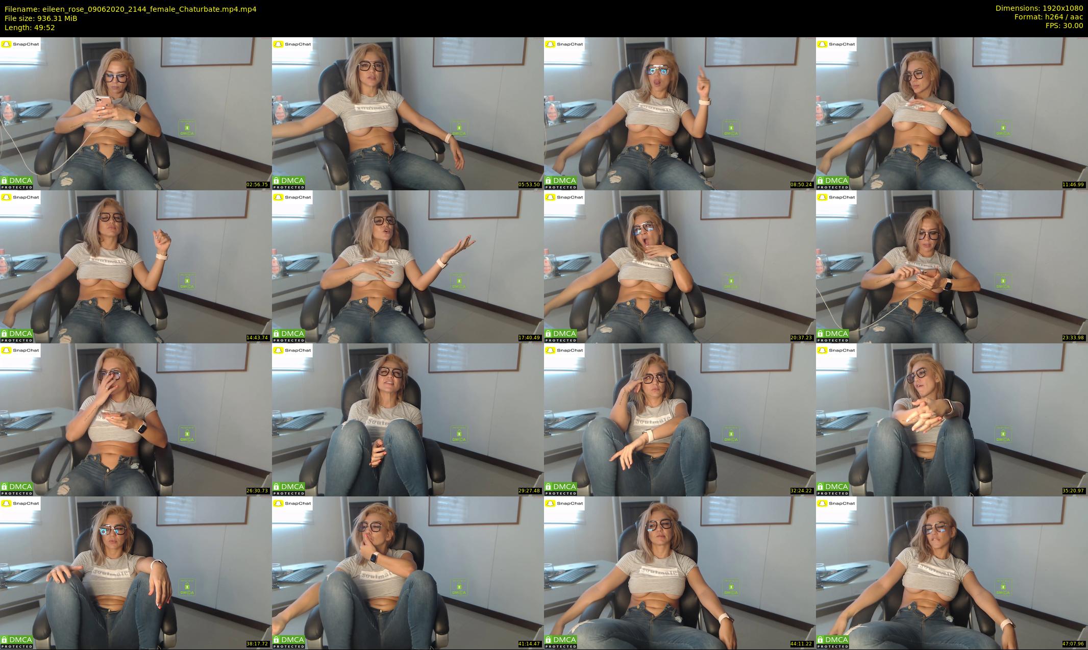 eileen_rose — 50 minute Chaturbate female cam show recording, 1080p, Jun 9, 2020