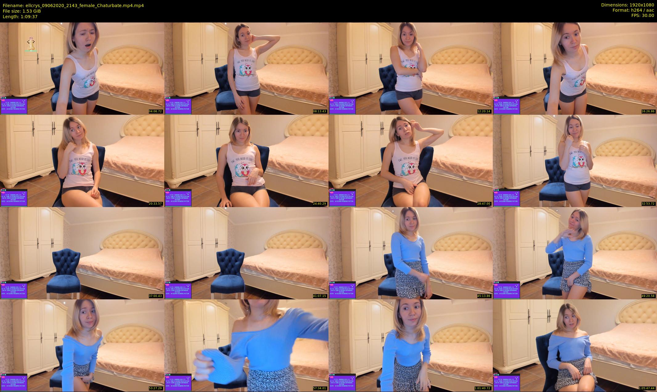 ellcrys — 70 minute Chaturbate couple cam show recording, 1080p, Jun 9, 2020