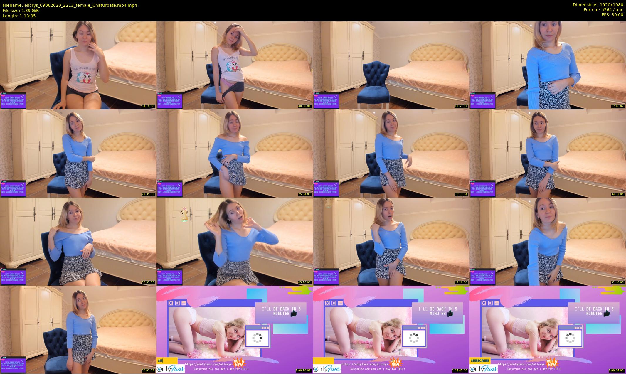 ellcrys — 74 minute Chaturbate couple cam show recording, 1080p, Jun 9, 2020