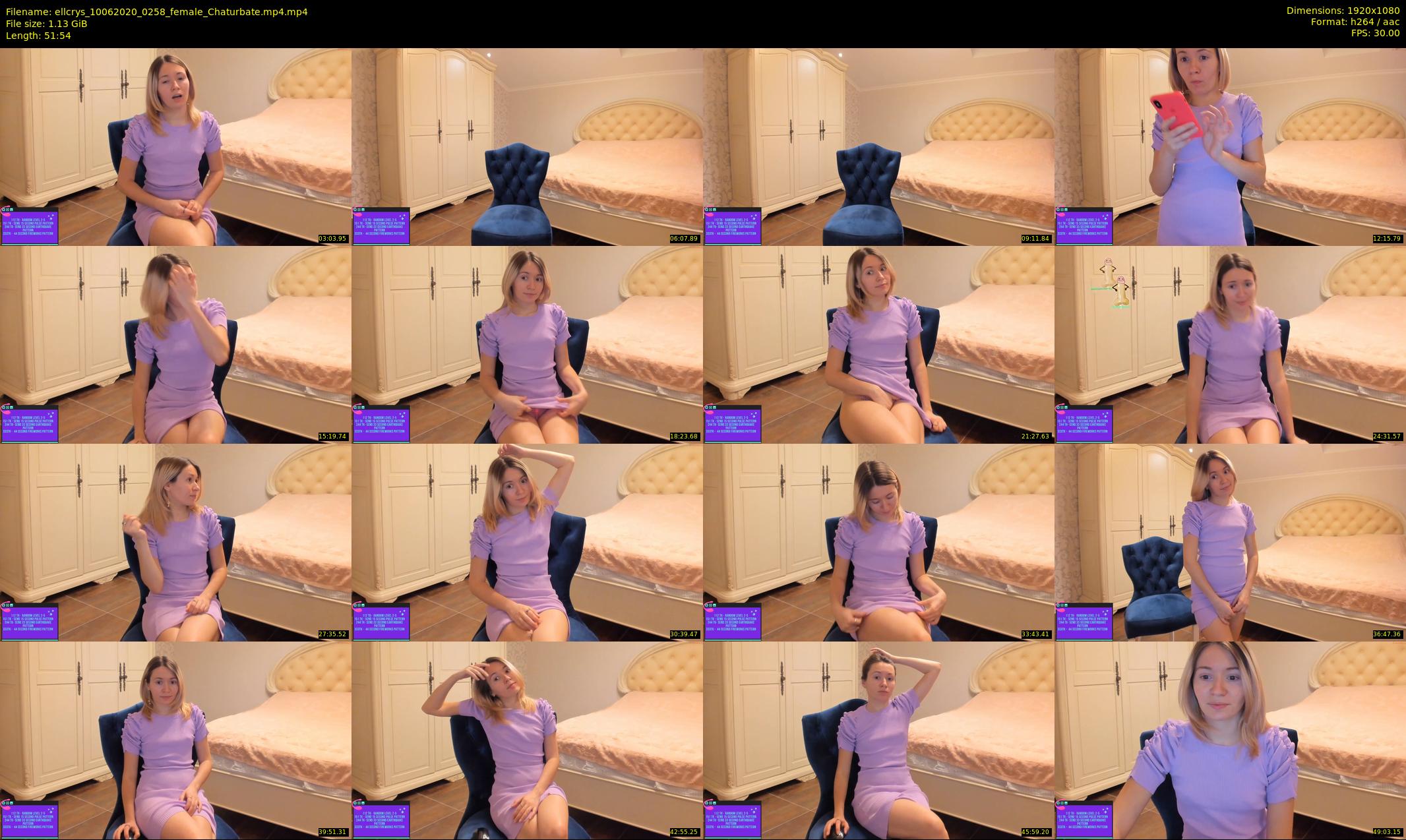 ellcrys — 52 minute Chaturbate couple cam show recording, 1080p, Jun 10, 2020