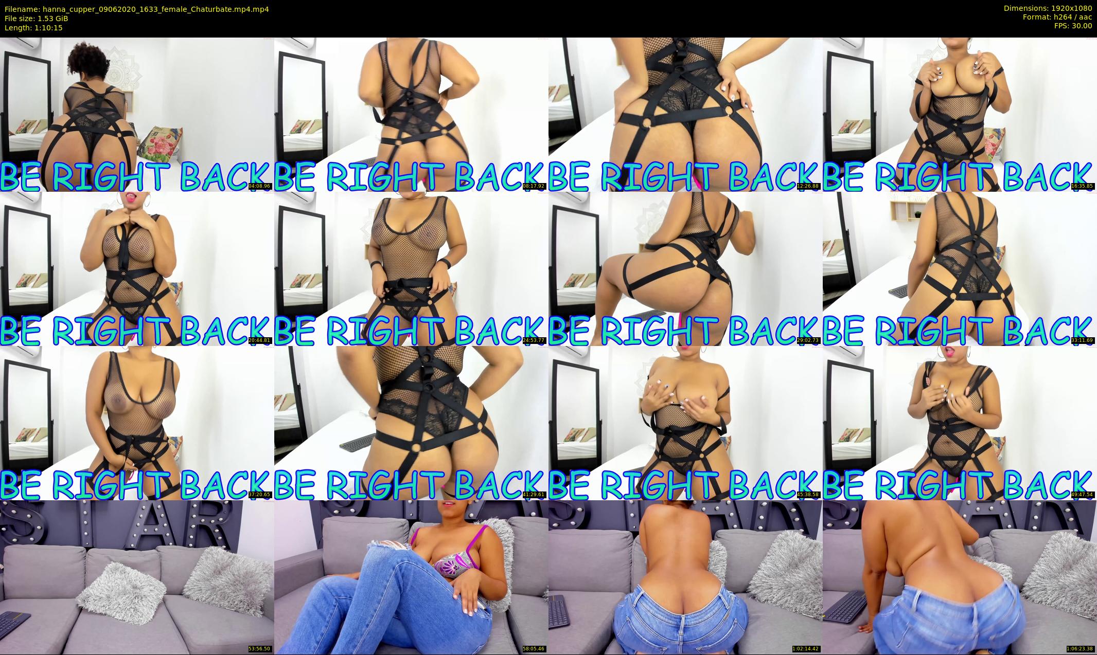 hanna_cupper — 71 minute Chaturbate female cam show recording, 1080p, Jun 9, 2020