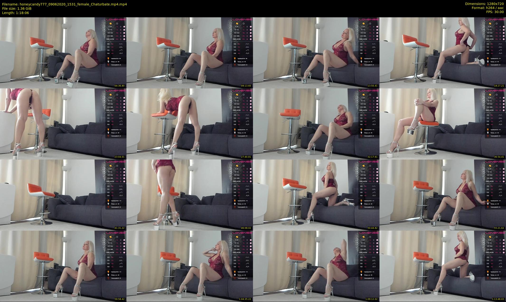 honeycandy777 — 79 minute Chaturbate couple cam show recording, 720p, Jun 9, 2020