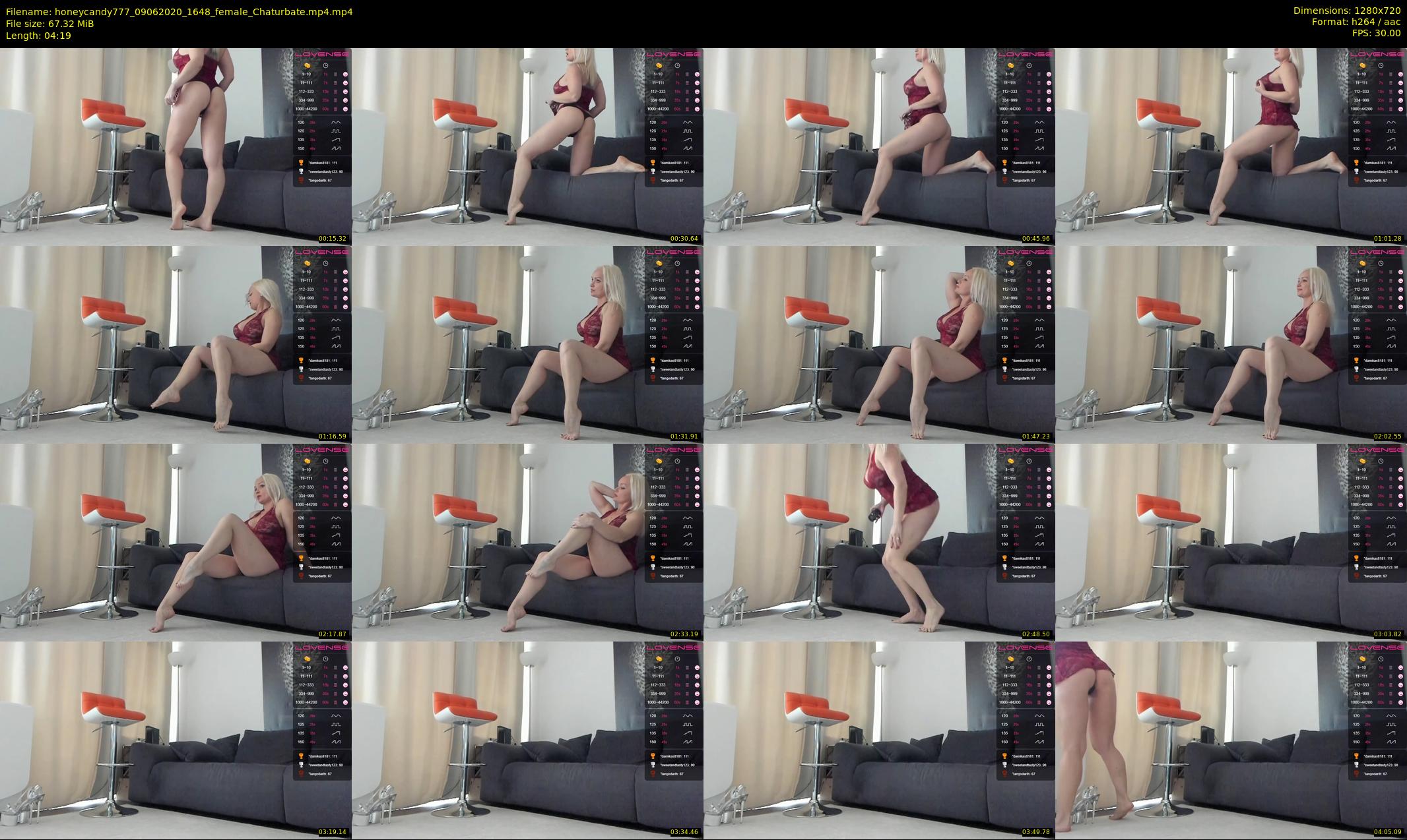 honeycandy777 — 5 minute Chaturbate couple cam show recording, 720p, Jun 9, 2020