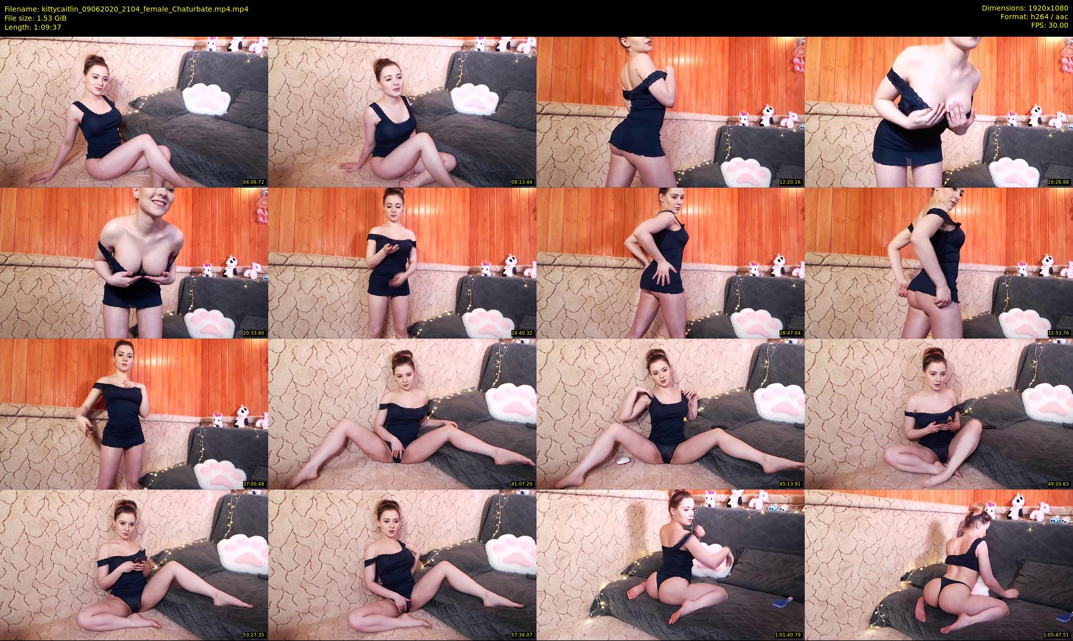 kittycaitlin — 70 minute Chaturbate female cam show recording, 1080p, Jun 9, 2020