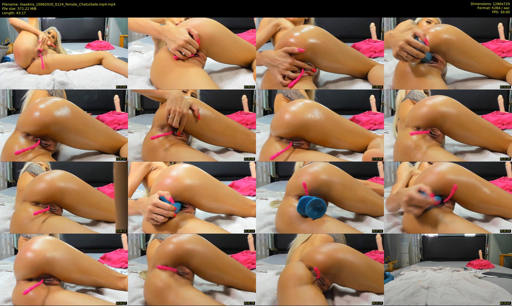 lisaakira — 44 minute Chaturbate female cam show recording, 720p, Jun 10, 2020