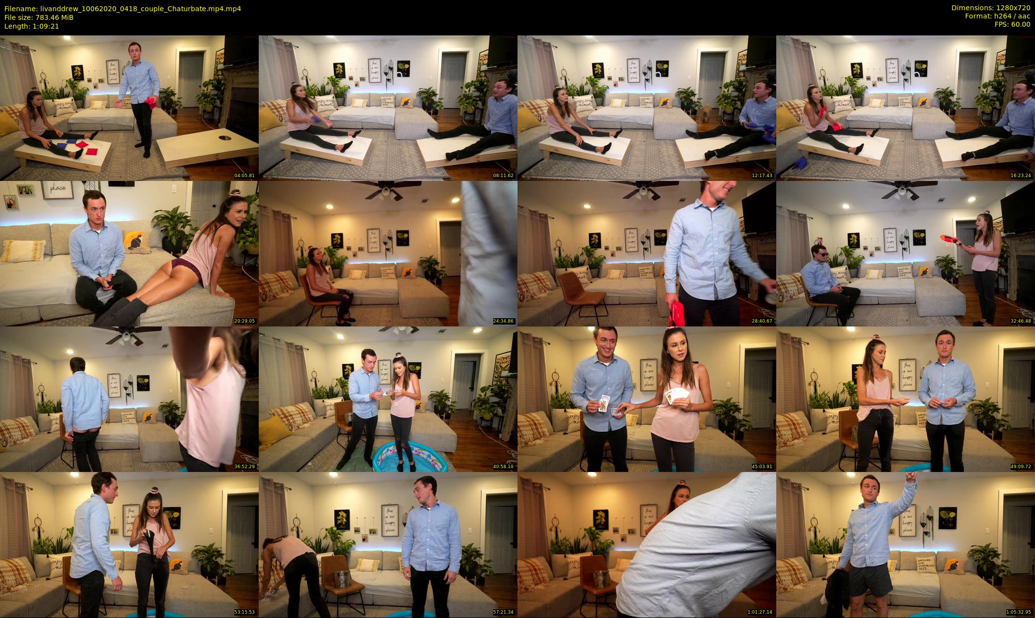 livanddrew — 70 minute Chaturbate couple cam show recording, 720p, Jun 10, 2020