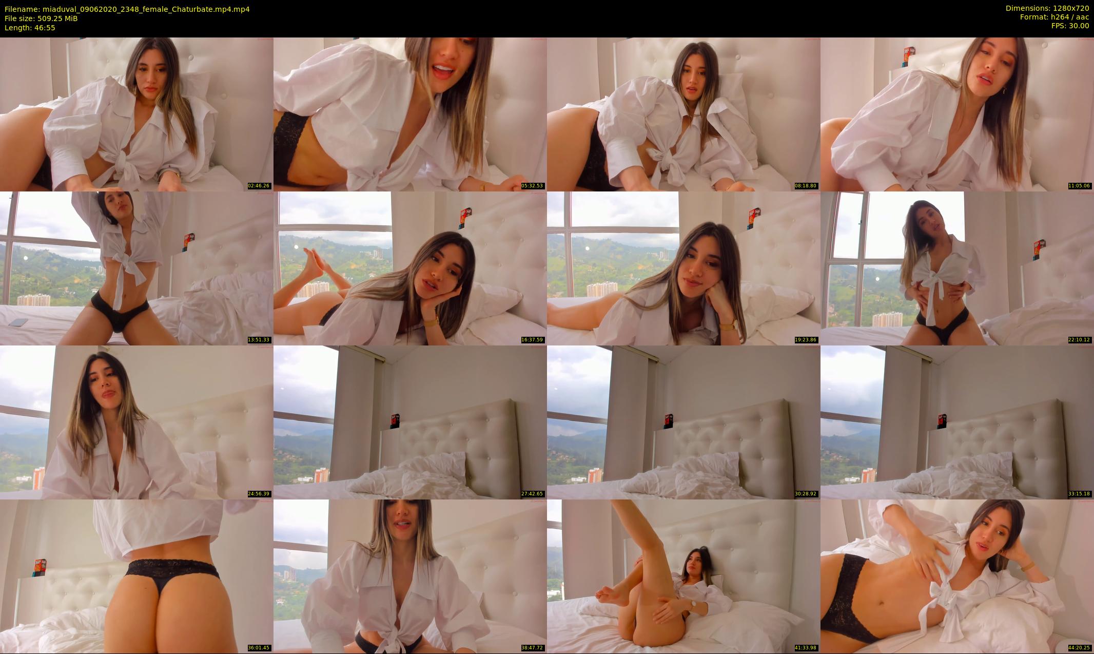 miaduval — 47 minute Chaturbate female cam show recording, 720p, Jun 9, 2020