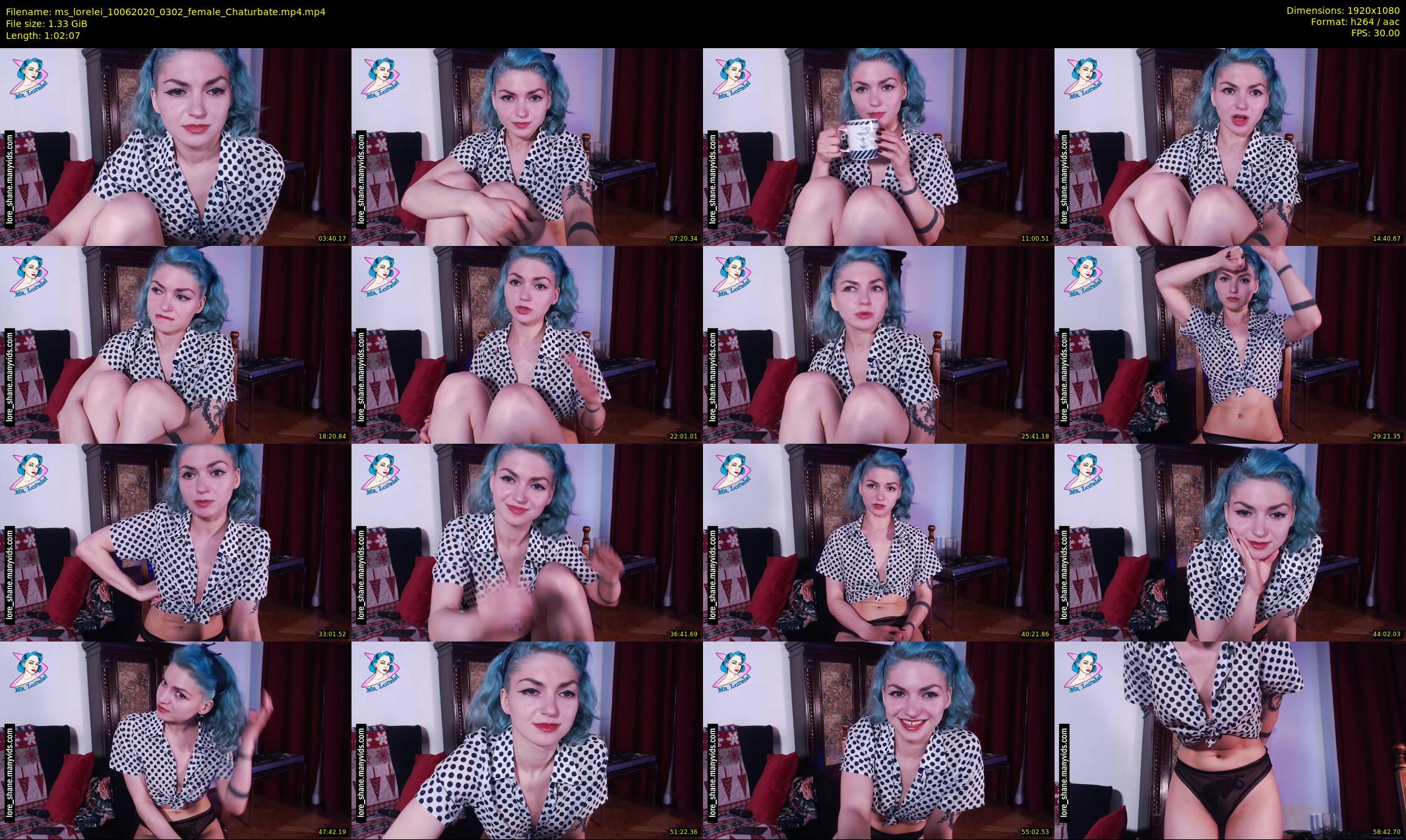 ms_lorelei — 63 minute Chaturbate female cam show recording, 1080p, Jun 10, 2020