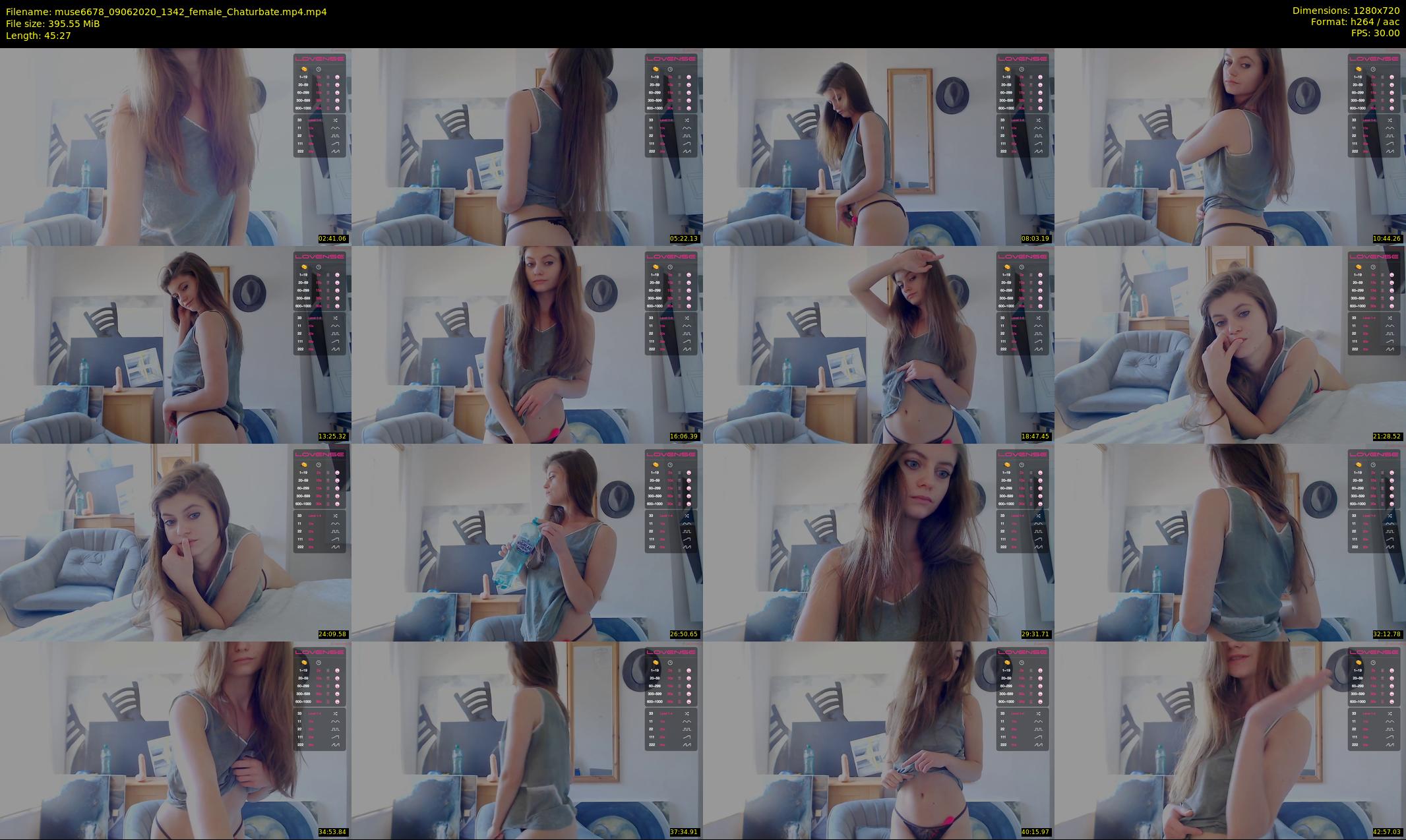muse6678 — 46 minute Chaturbate female cam show recording, 720p, Jun 9, 2020