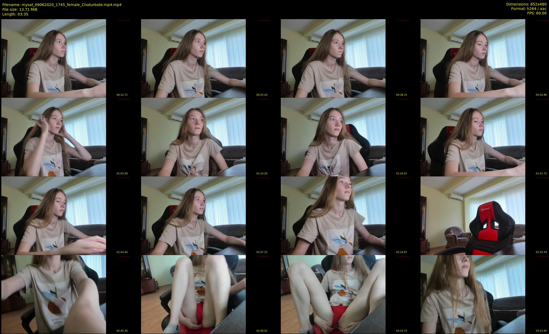 mysat — 4 minute Chaturbate female cam show recording, 480p, Jun 9, 2020