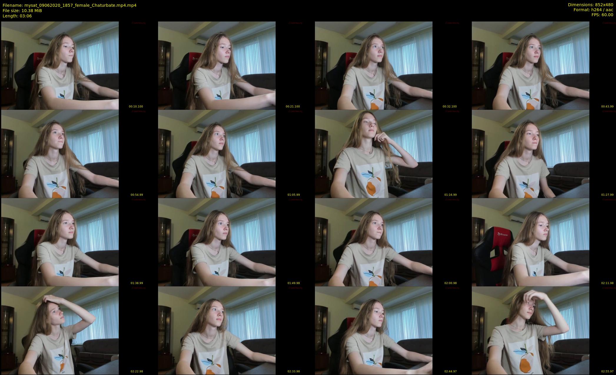 mysat — 4 minute Chaturbate female cam show recording, 480p, Jun 9, 2020