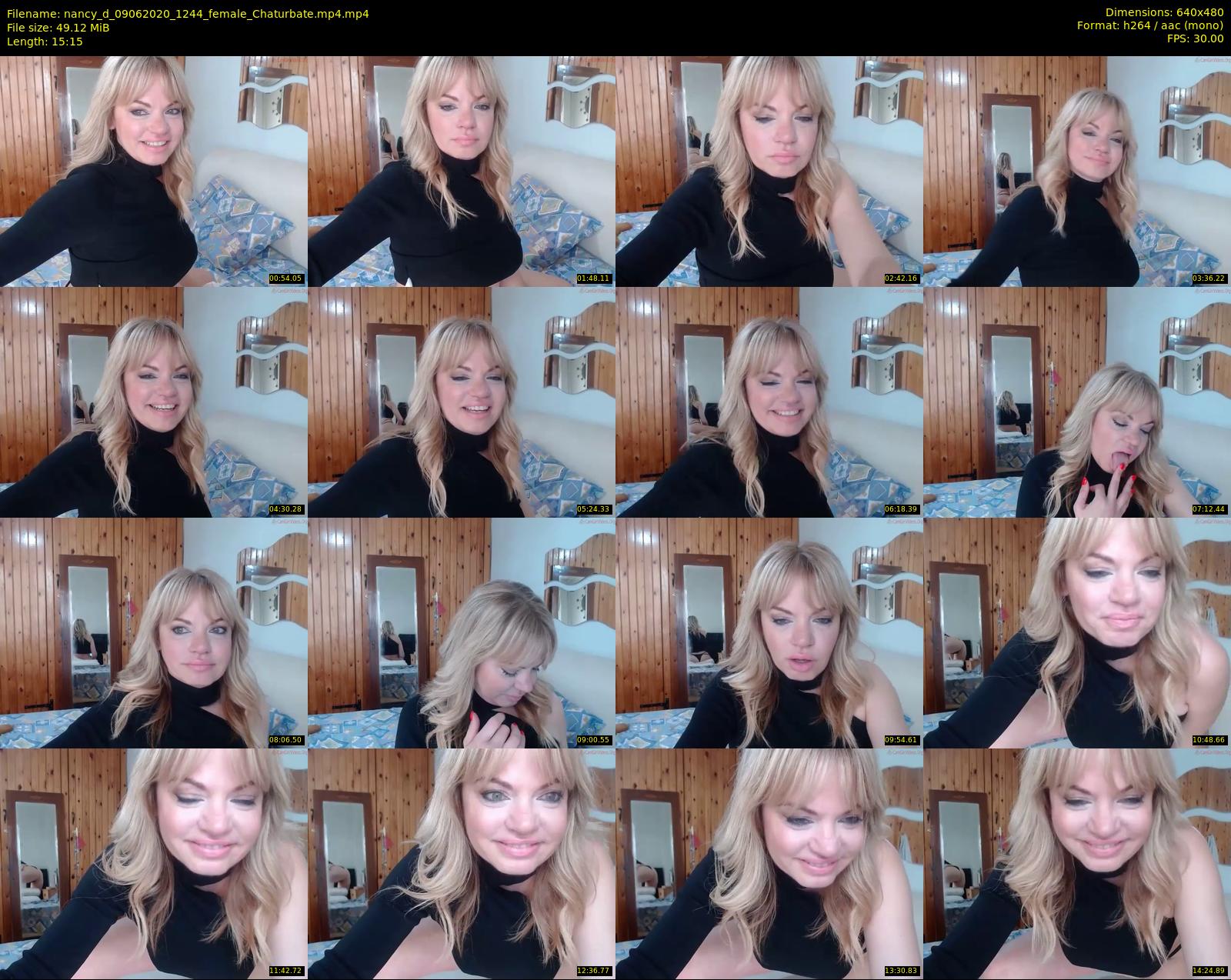nancy_d — 16 minute Chaturbate female cam show recording, 480p, Jun 9, 2020