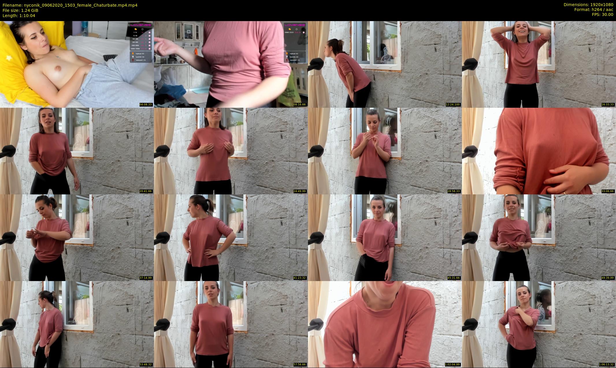 nyconik — 71 minute Chaturbate female cam show recording, 1080p, Jun 9, 2020