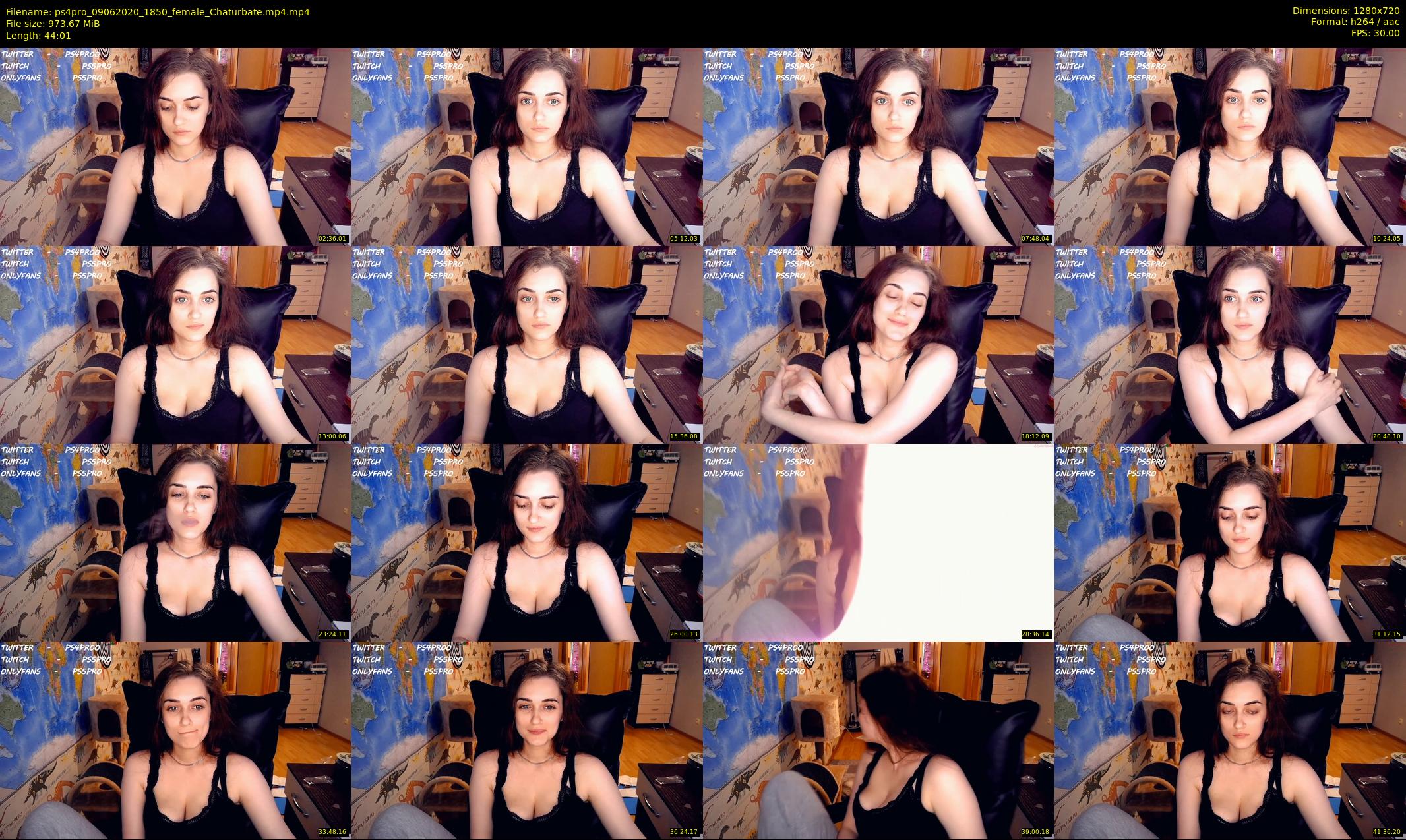 ps4pro — 45 minute Chaturbate female cam show recording, 720p, Jun 9, 2020