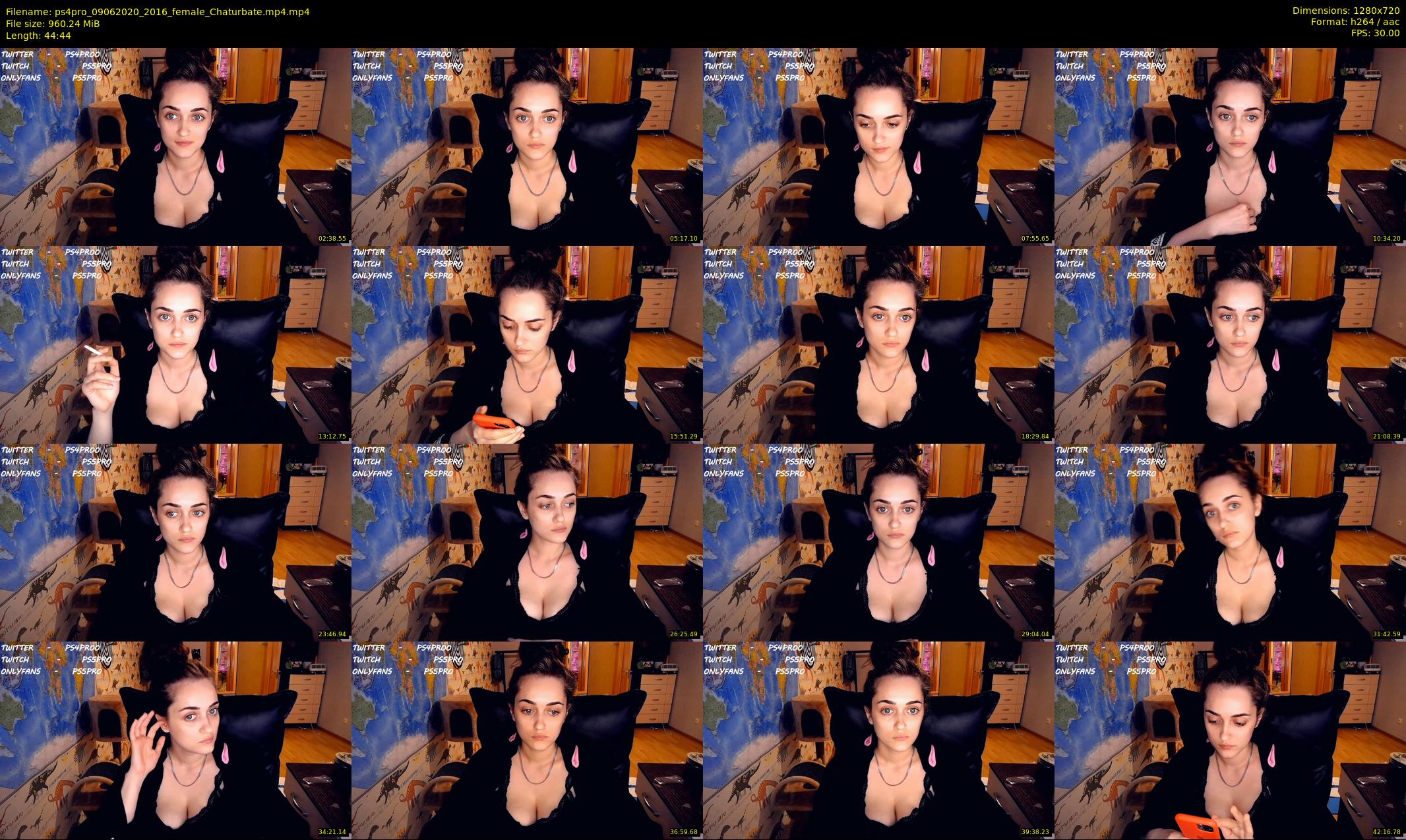 ps4pro — 45 minute Chaturbate female cam show recording, 720p, Jun 9, 2020