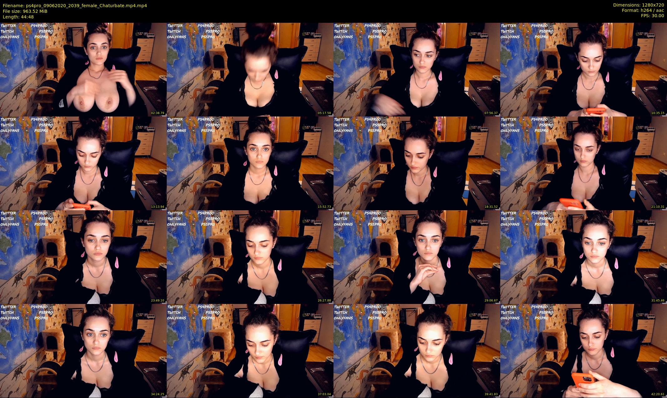 ps4pro — 45 minute Chaturbate female cam show recording, 720p, Jun 9, 2020