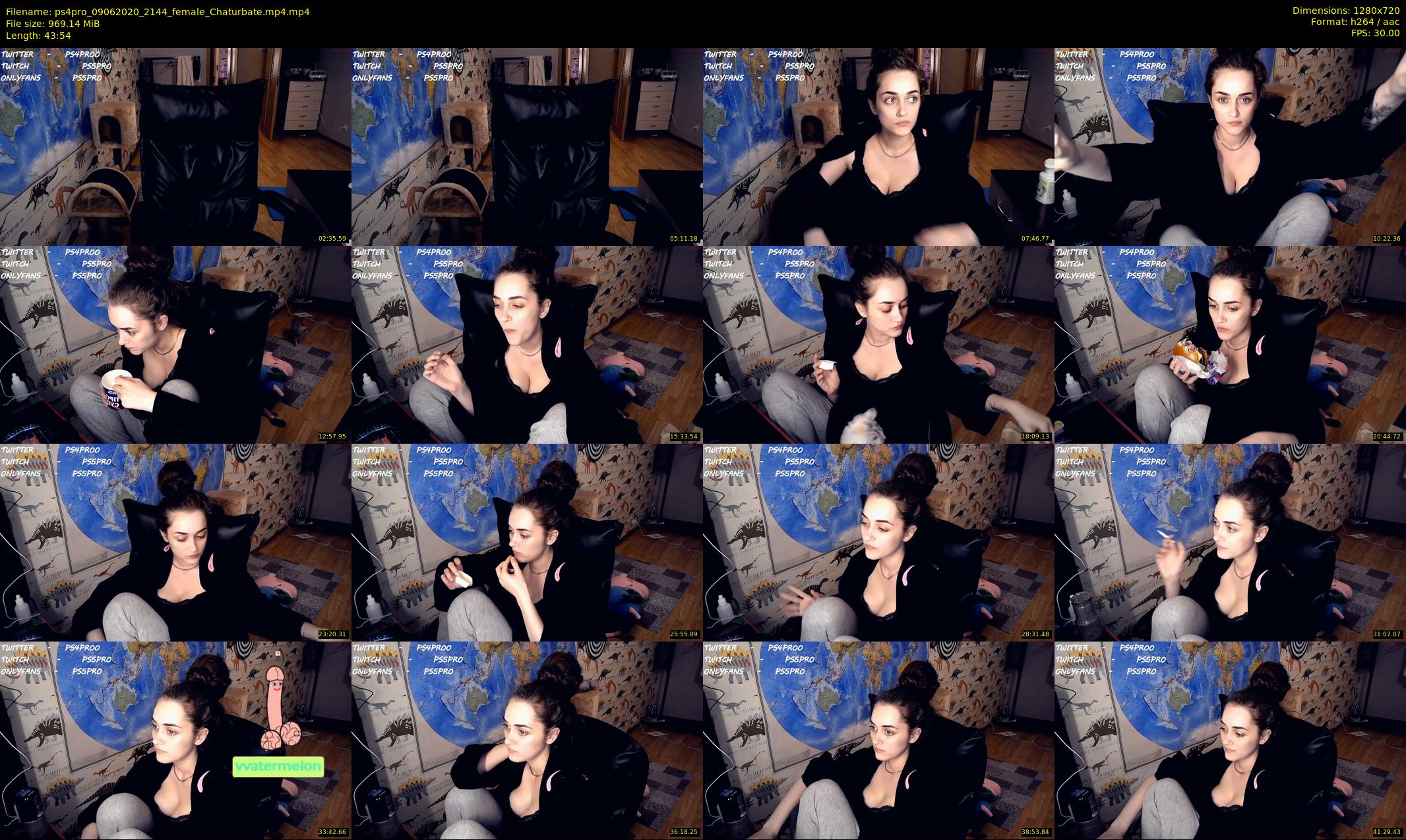 ps4pro — 44 minute Chaturbate female cam show recording, 720p, Jun 9, 2020