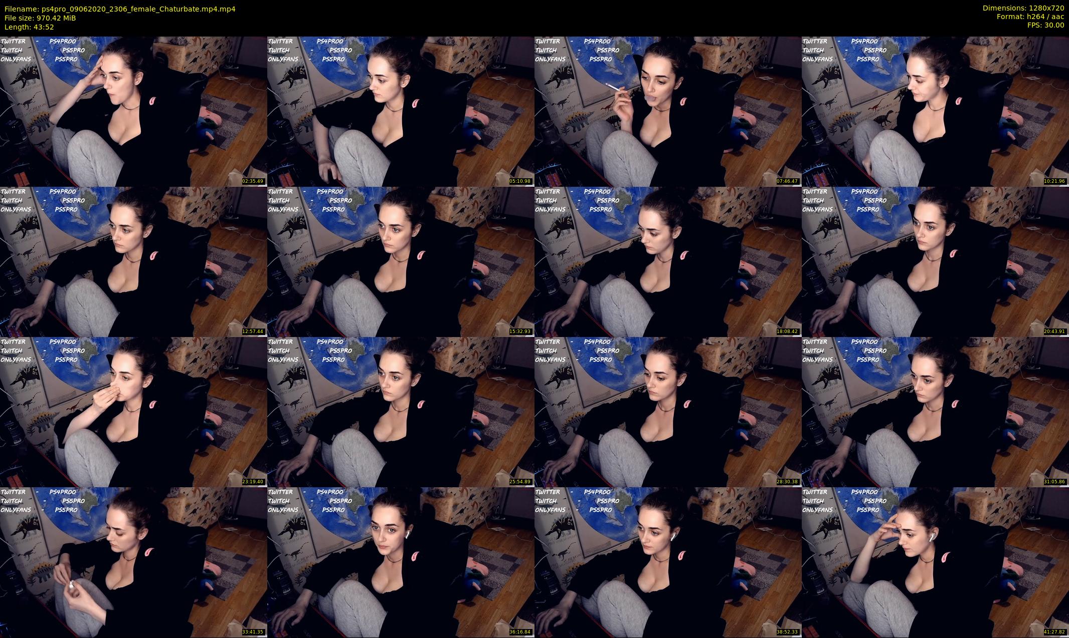 ps4pro — 44 minute Chaturbate female cam show recording, 720p, Jun 9, 2020