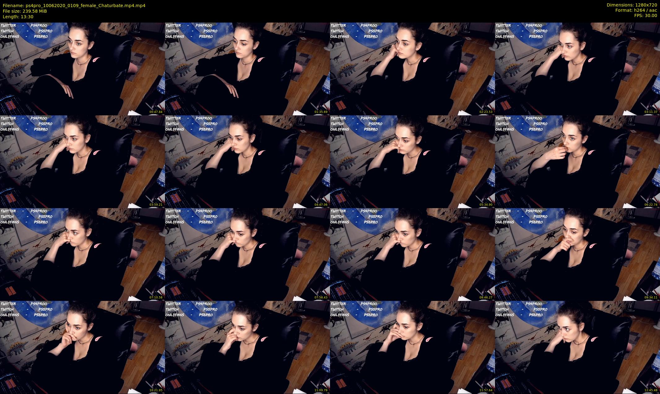 ps4pro — 14 minute Chaturbate female cam show recording, 720p, Jun 10, 2020