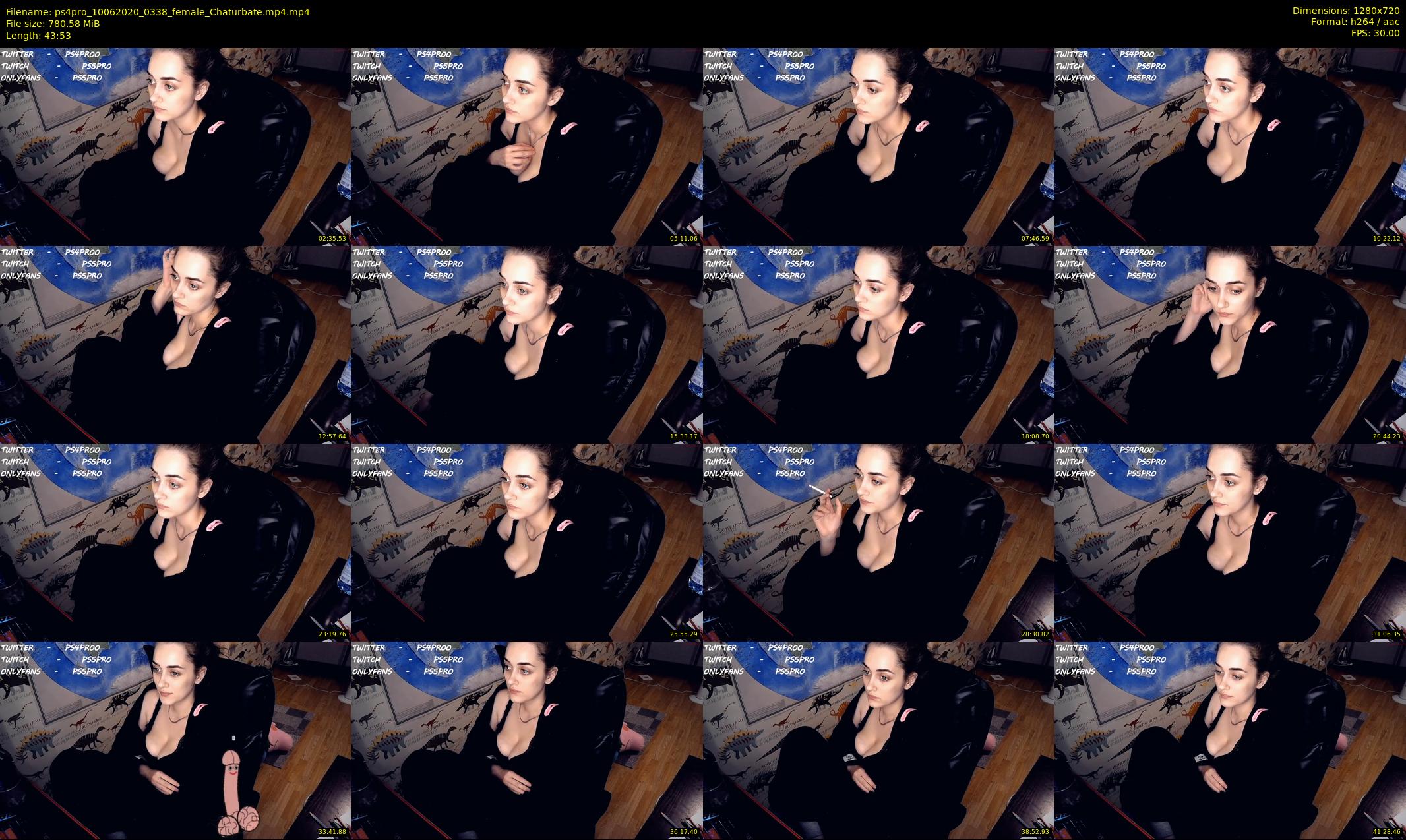 ps4pro — 44 minute Chaturbate female cam show recording, 720p, Jun 10, 2020