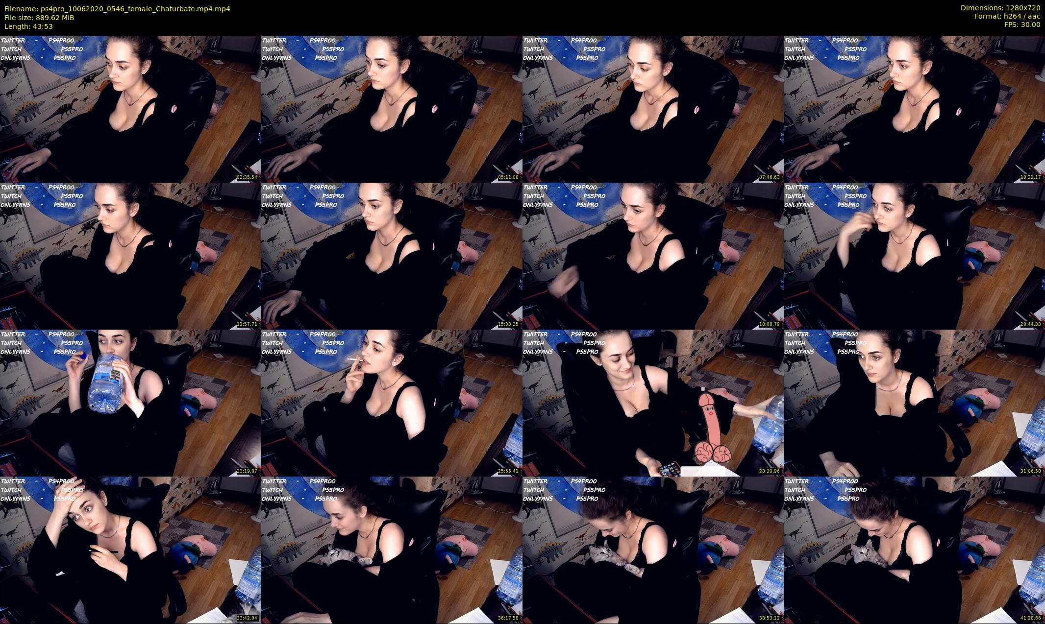 ps4pro — 44 minute Chaturbate female cam show recording, 720p, Jun 10, 2020