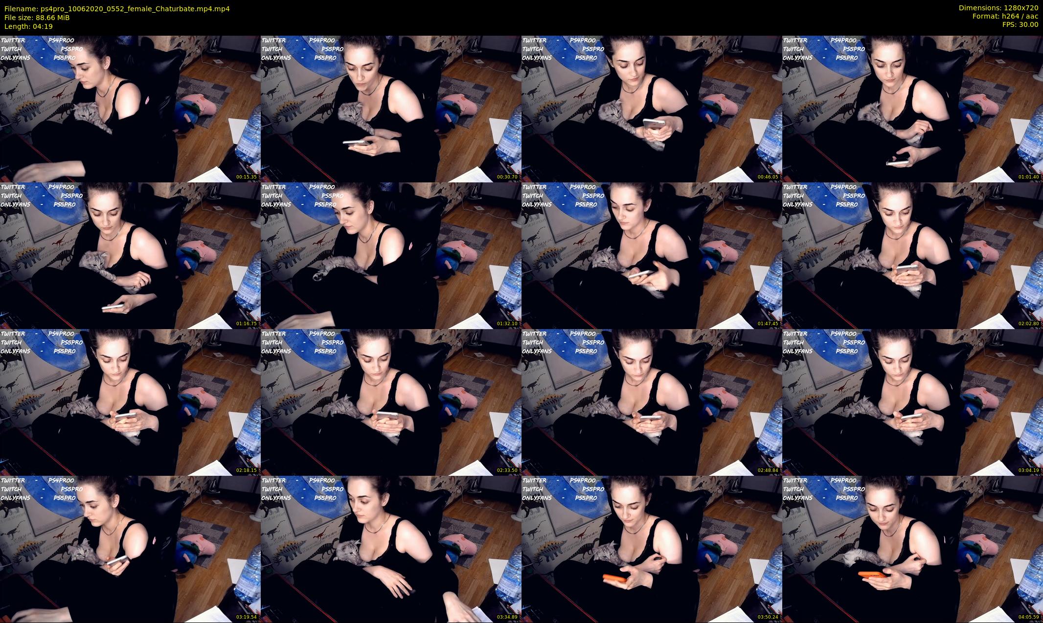 ps4pro — 5 minute Chaturbate female cam show recording, 720p, Jun 10, 2020