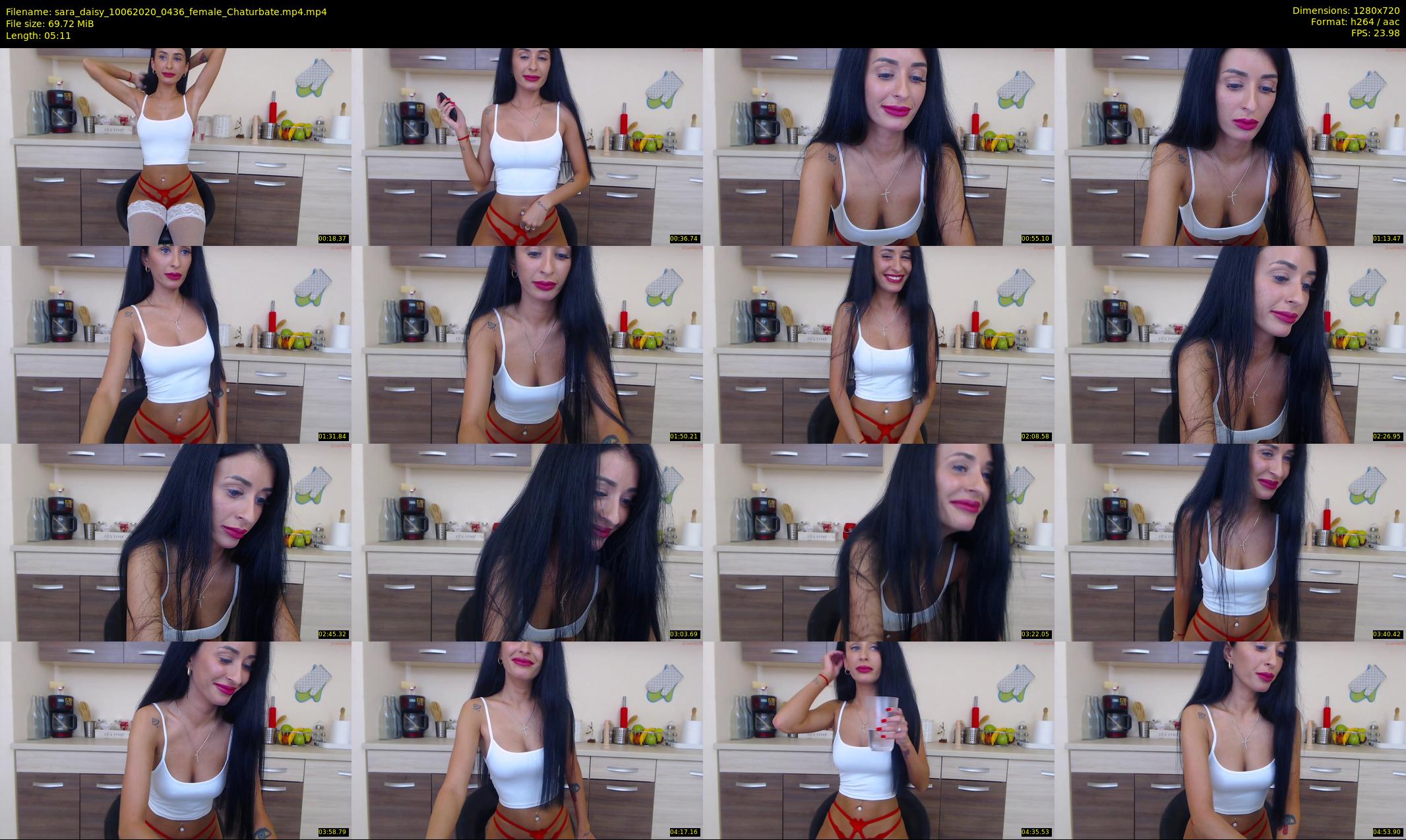 sara_daisy — 6 minute Chaturbate female cam show recording, 720p, Jun 10, 2020