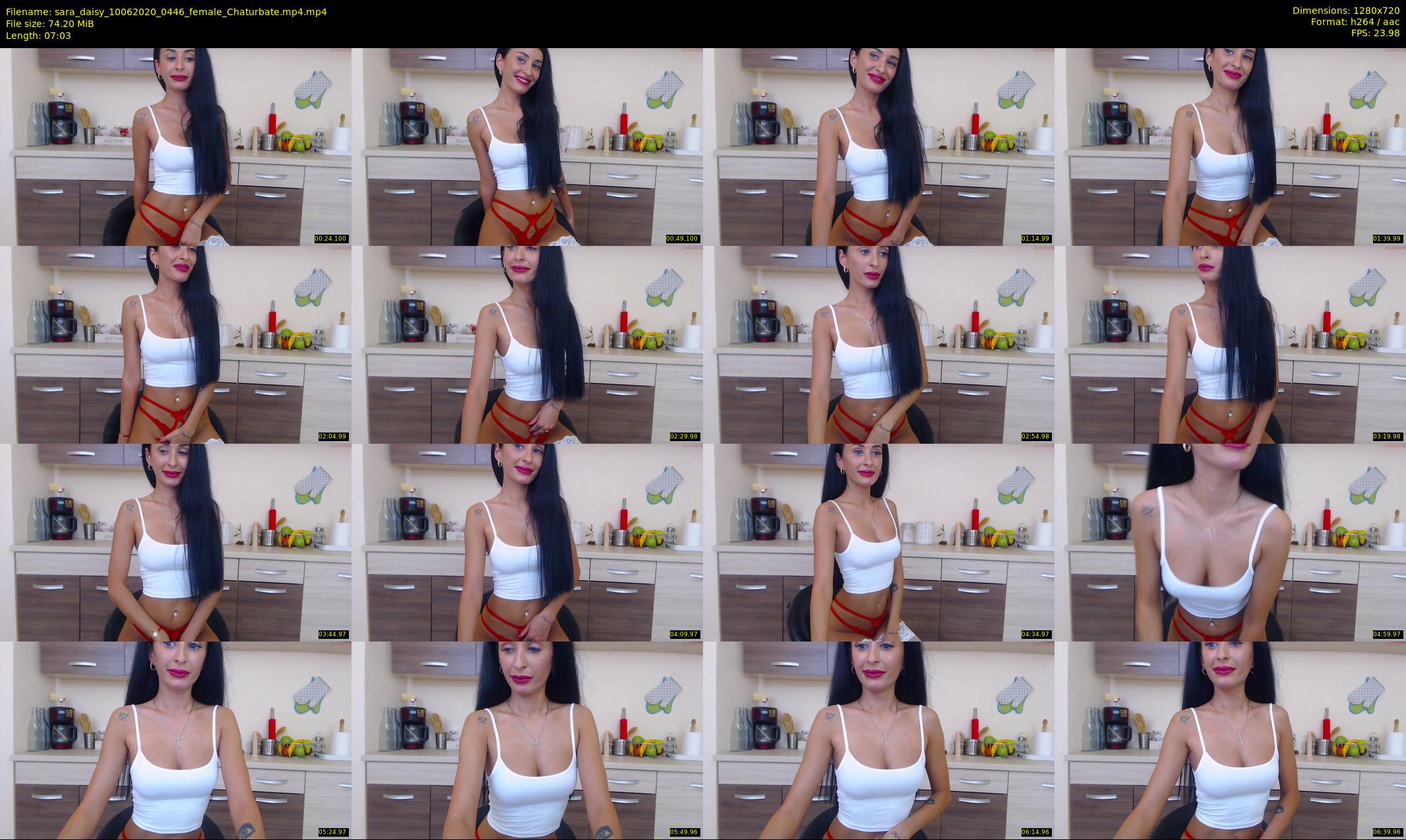sara_daisy — 8 minute Chaturbate female cam show recording, 720p, Jun 10, 2020