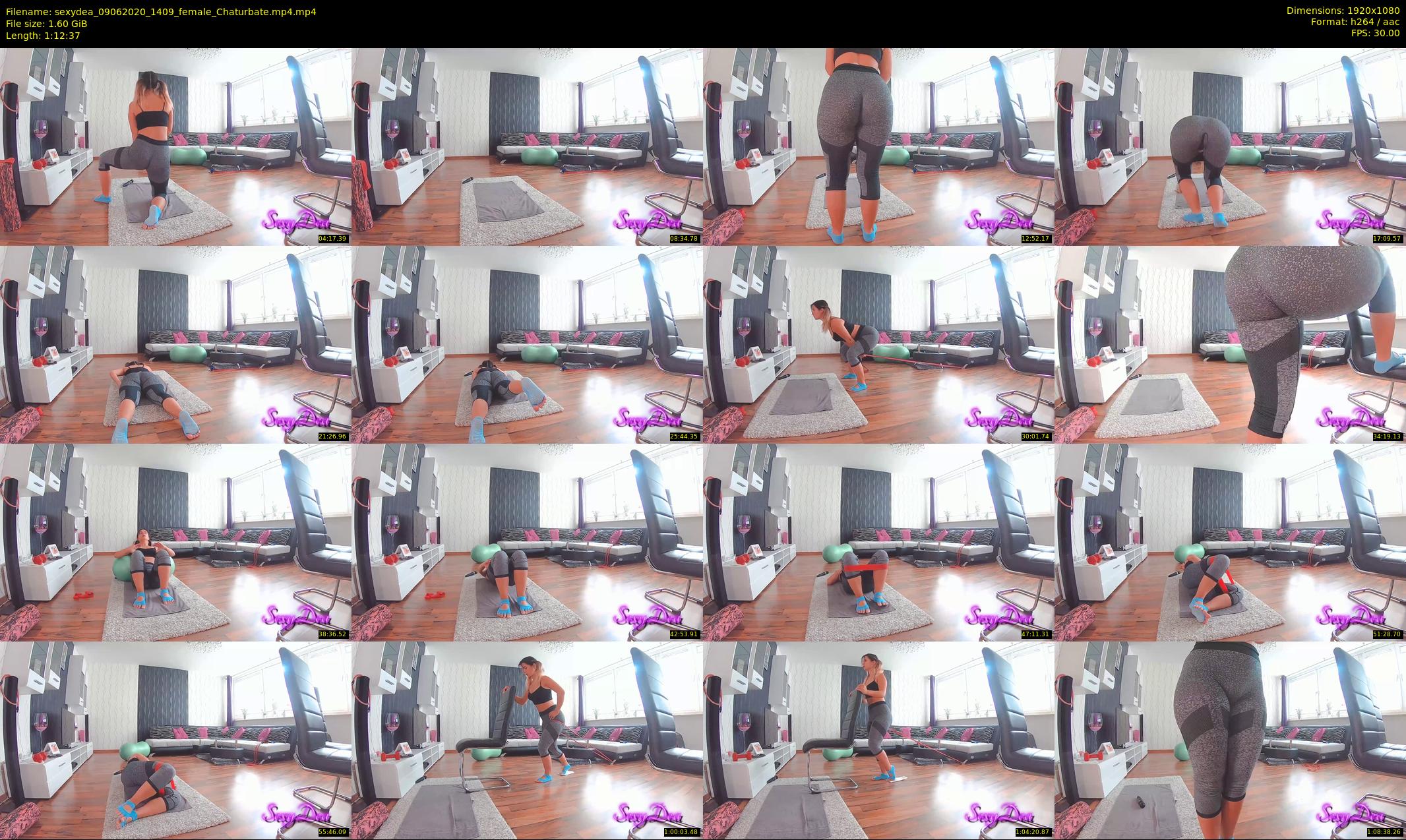 sexydea — 73 minute Chaturbate female cam show recording, 1080p, Jun 9, 2020