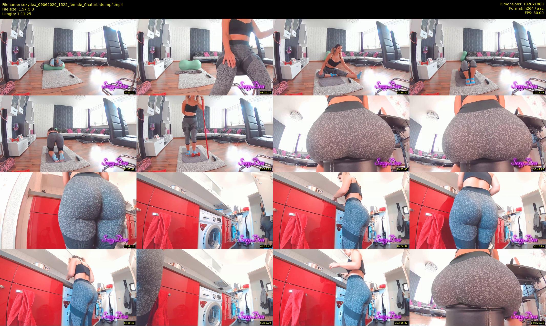sexydea — 72 minute Chaturbate female cam show recording, 1080p, Jun 9, 2020