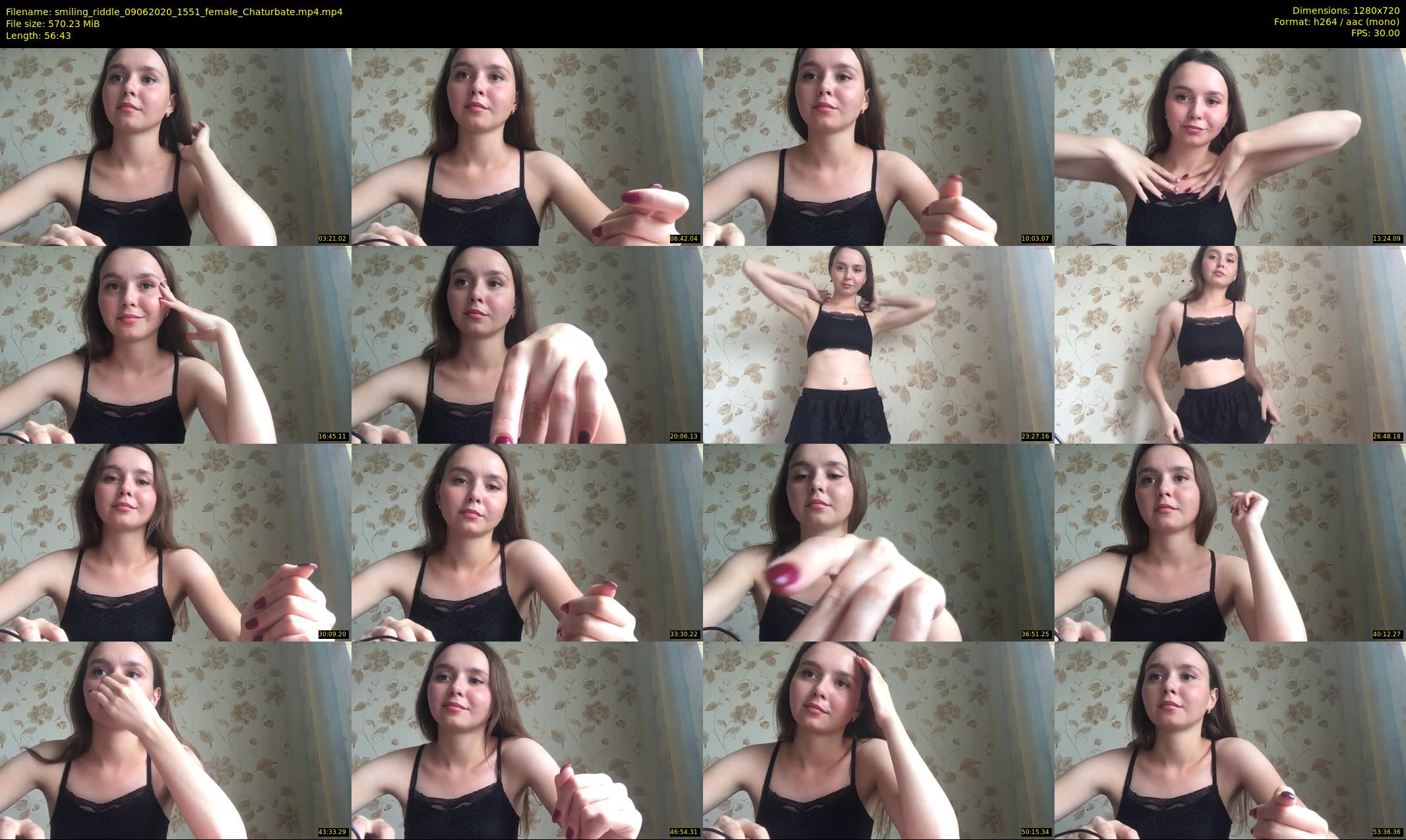 smiling_riddle — 57 minute Chaturbate female cam show recording, 720p, Jun 9, 2020
