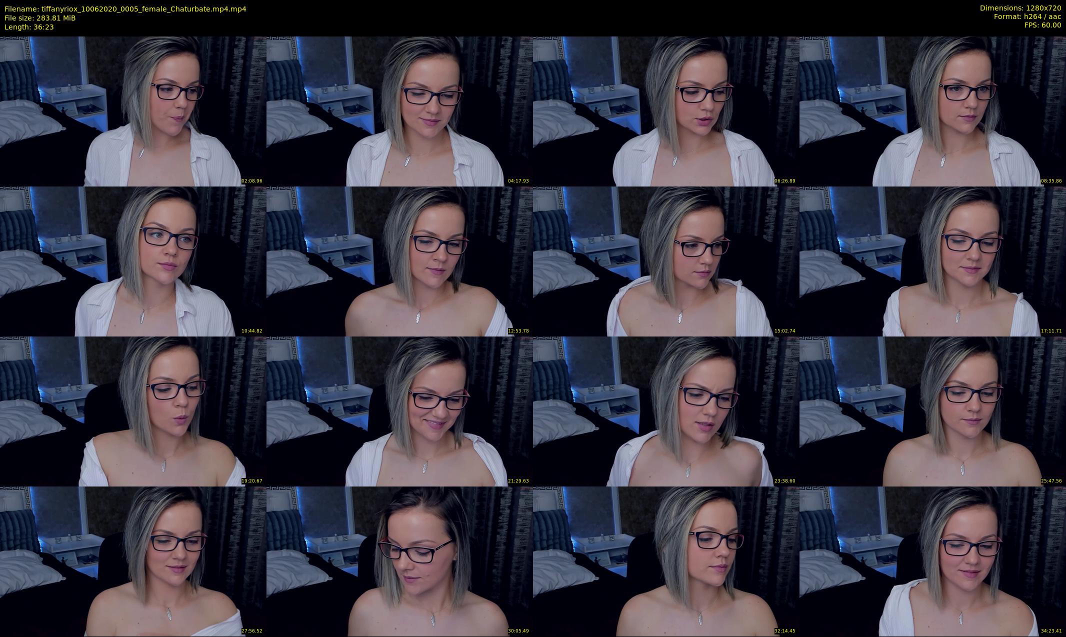 tiffanyriox — 37 minute Chaturbate female cam show recording, 720p, Jun 10, 2020