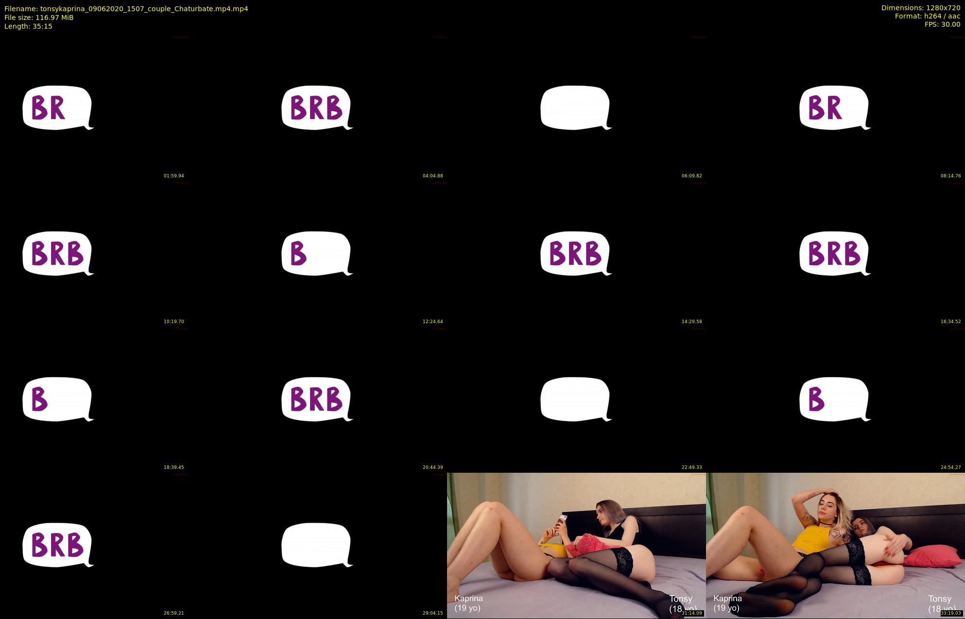 tonsykaprina — 36 minute Chaturbate couple cam show recording, 720p, Jun 9, 2020