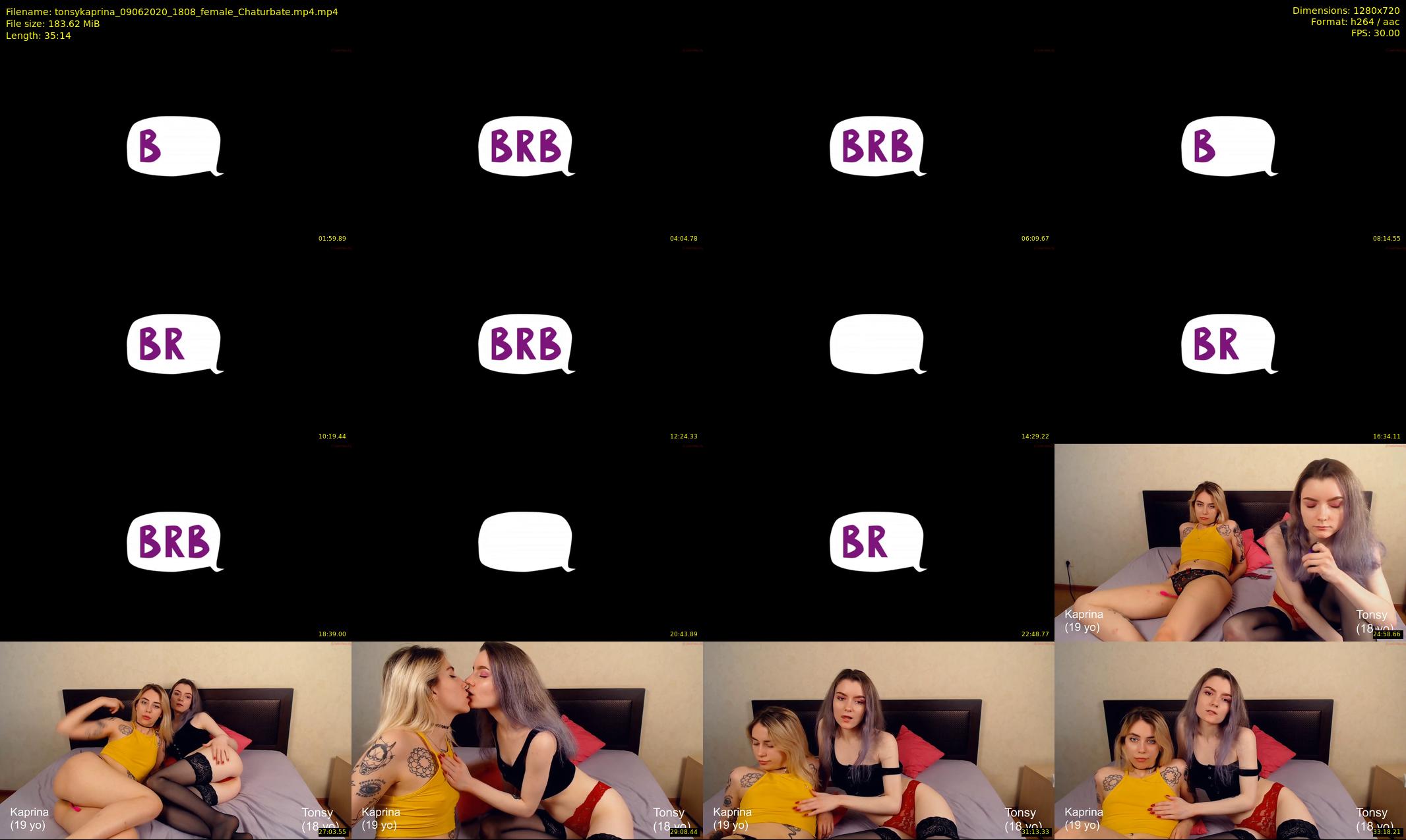 tonsykaprina — 36 minute Chaturbate couple cam show recording, 720p, Jun 9, 2020