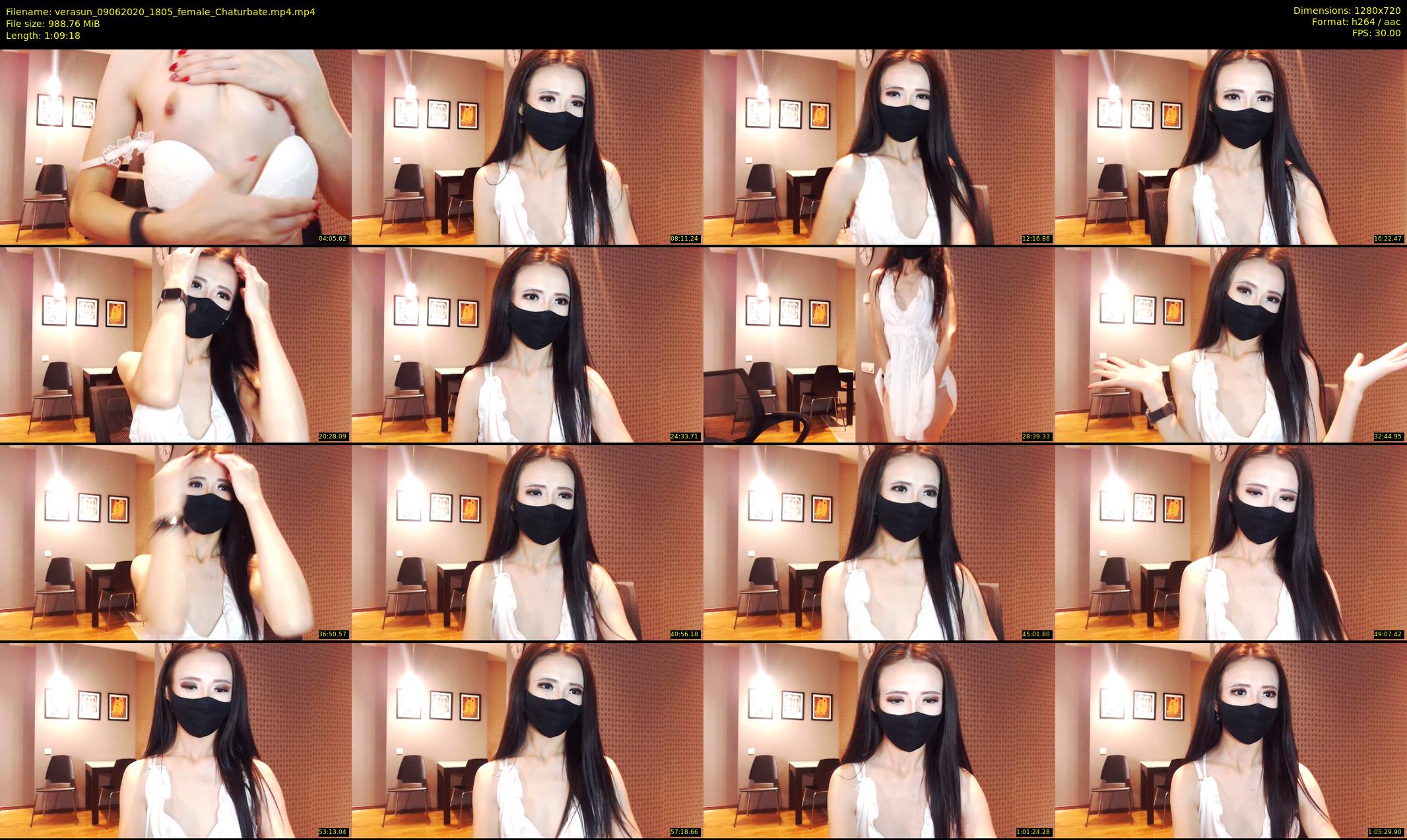 verasun — 70 minute Chaturbate female cam show recording, 720p, Jun 9, 2020