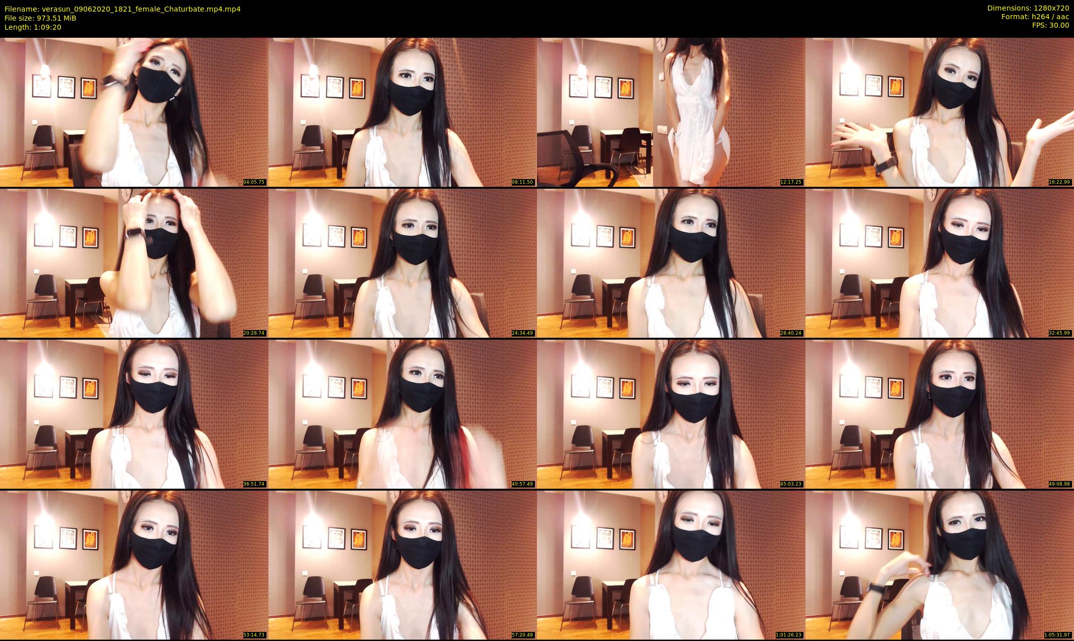 verasun — 70 minute Chaturbate female cam show recording, 720p, Jun 9, 2020